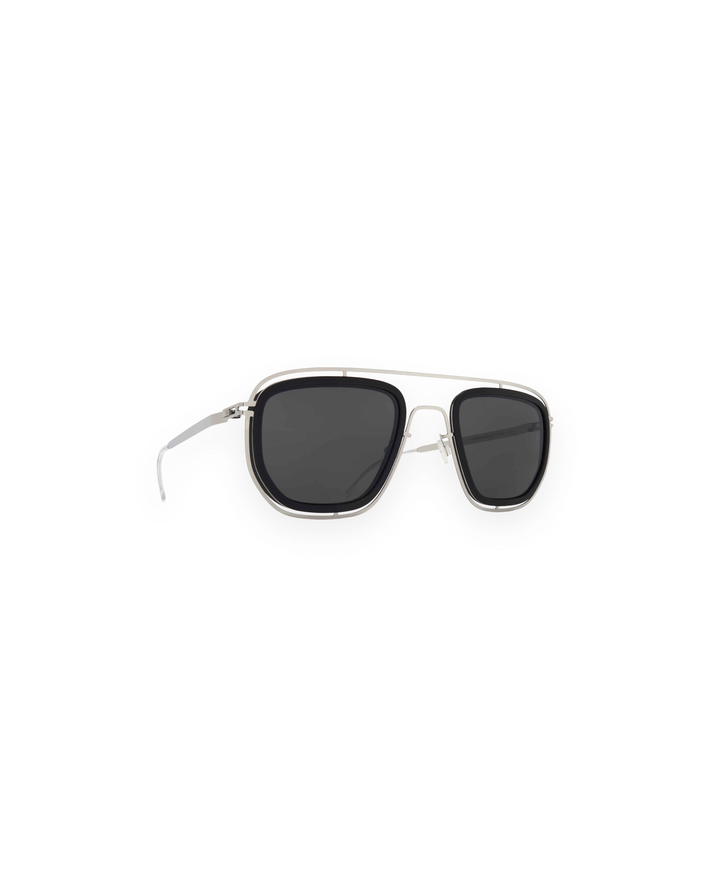 MYKITA FERLO MH22 PITCH BLACK/SHINY SILVER Pitch Black/Shiny Silver / Darkgrey Solid
