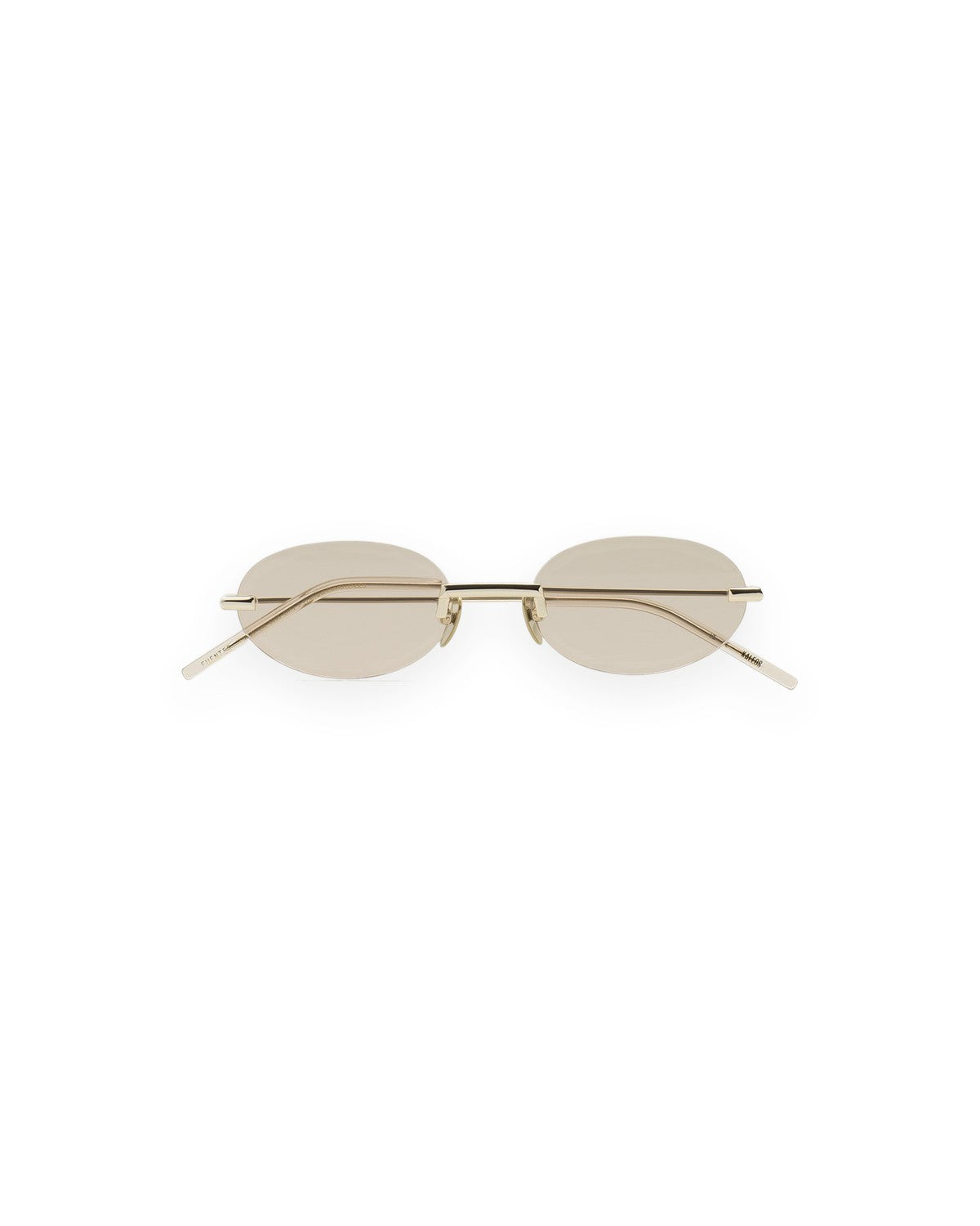 Front view of KALEOS Fuentes Gold Brown Photochromic sunglasses.