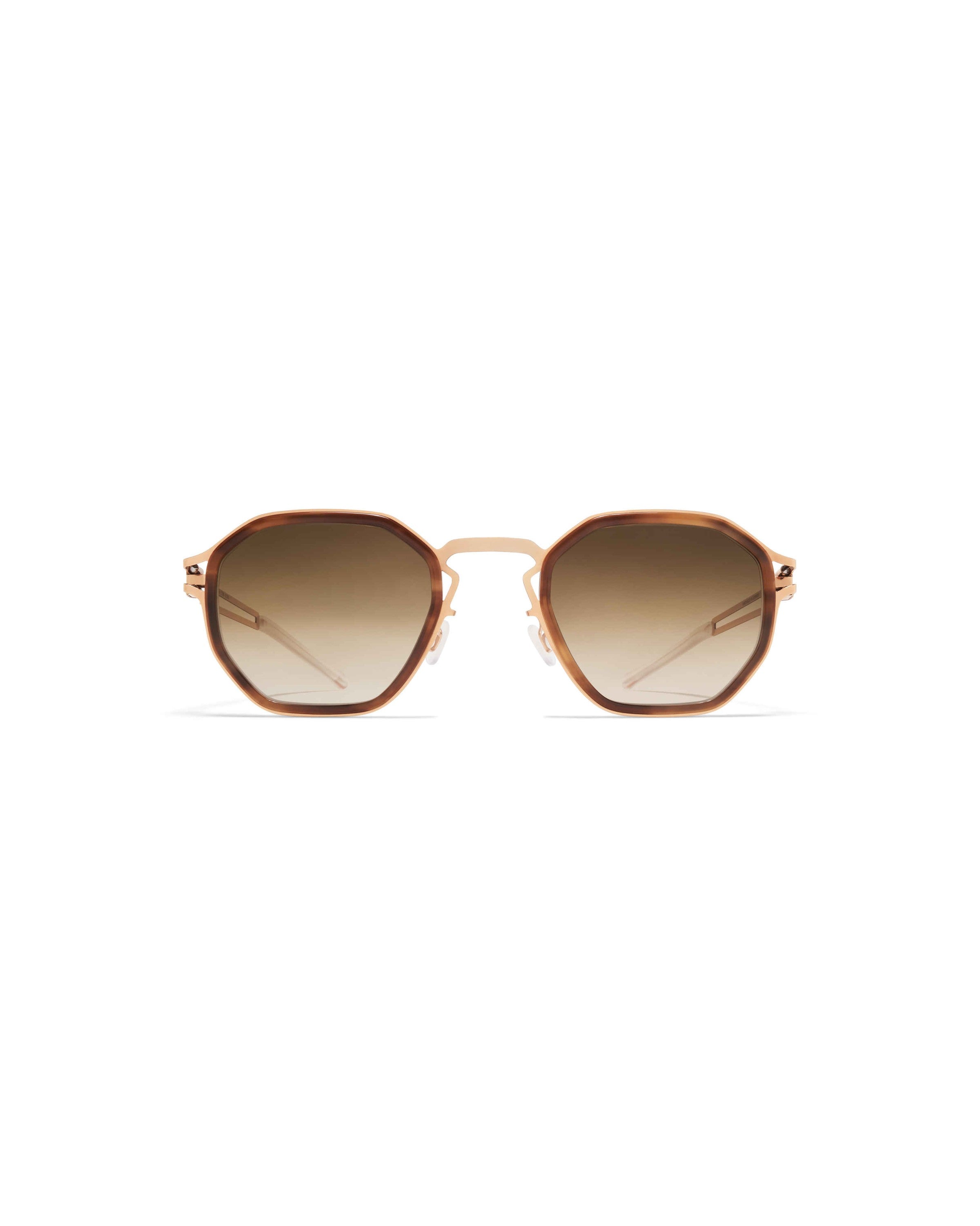 MYKITA GIA A80 CHAMPAGNE GOLD/GALAPAGOS Champagne Gold/Galapagos / Rawbrown Gradient