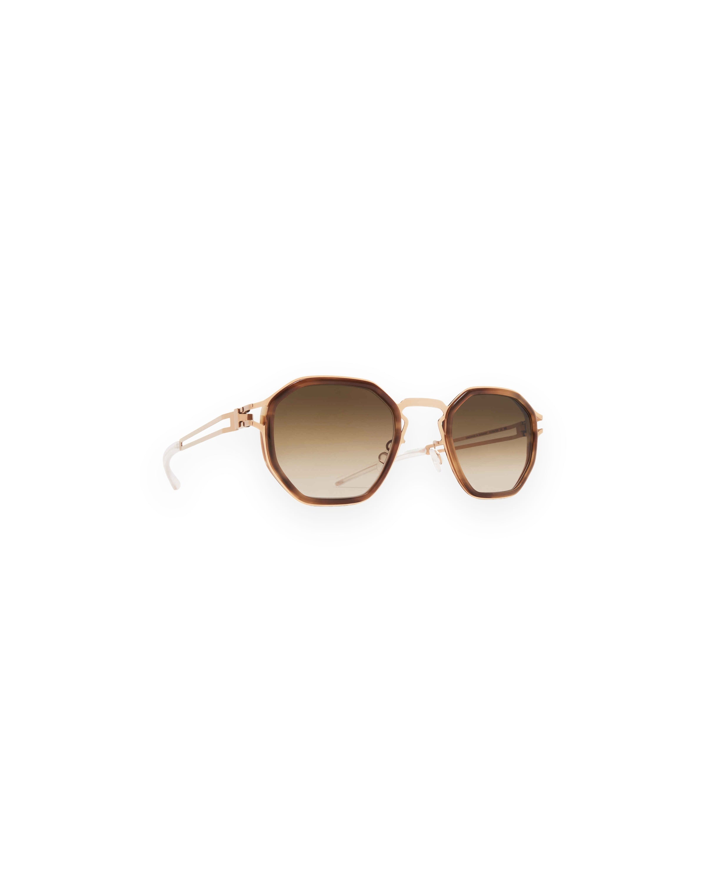 MYKITA GIA A80 CHAMPAGNE GOLD/GALAPAGOS Champagne Gold/Galapagos / Rawbrown Gradient