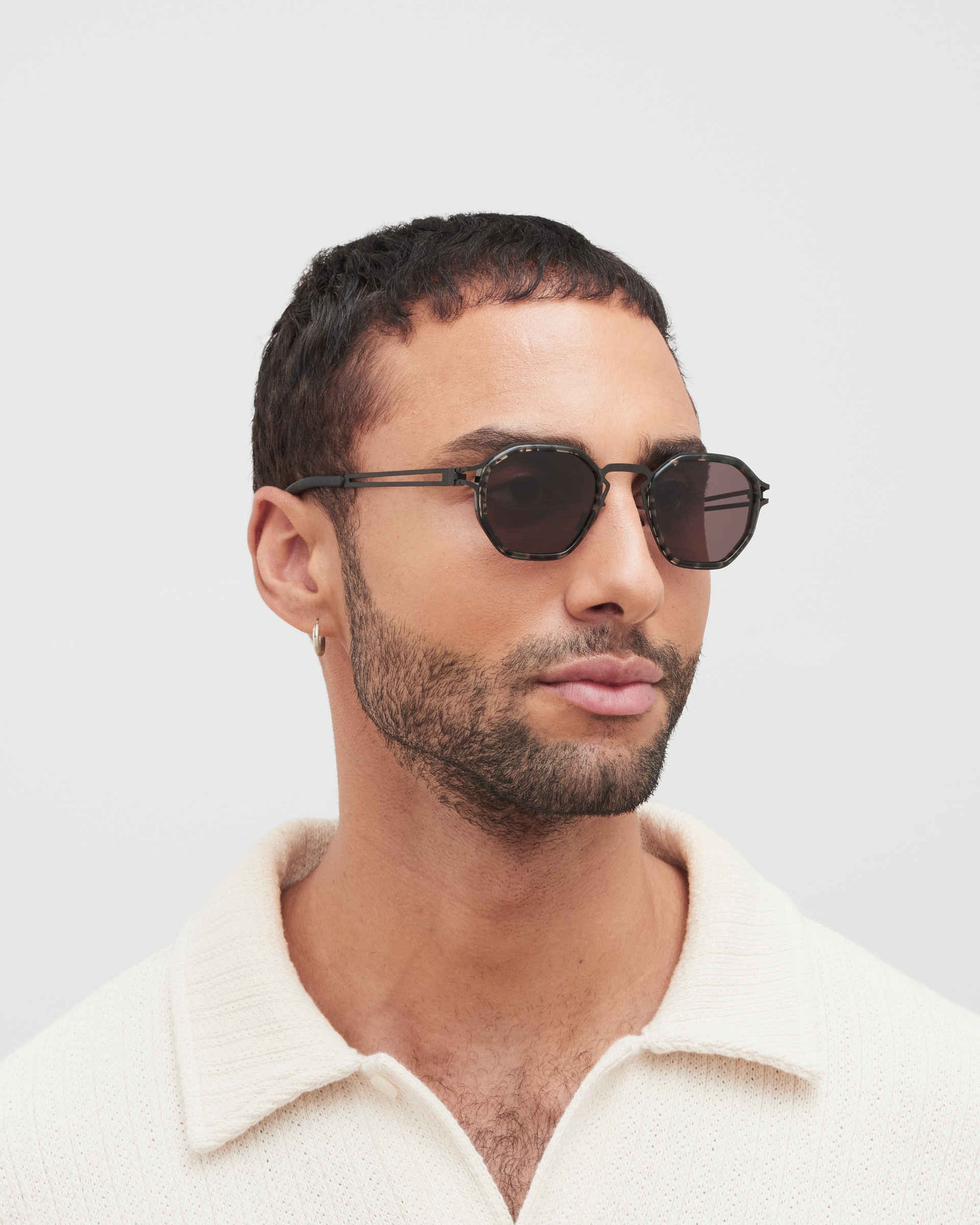 MYKITA GIA A16 BLACK/ANTIGUA Black/Antigua / Brown Solid