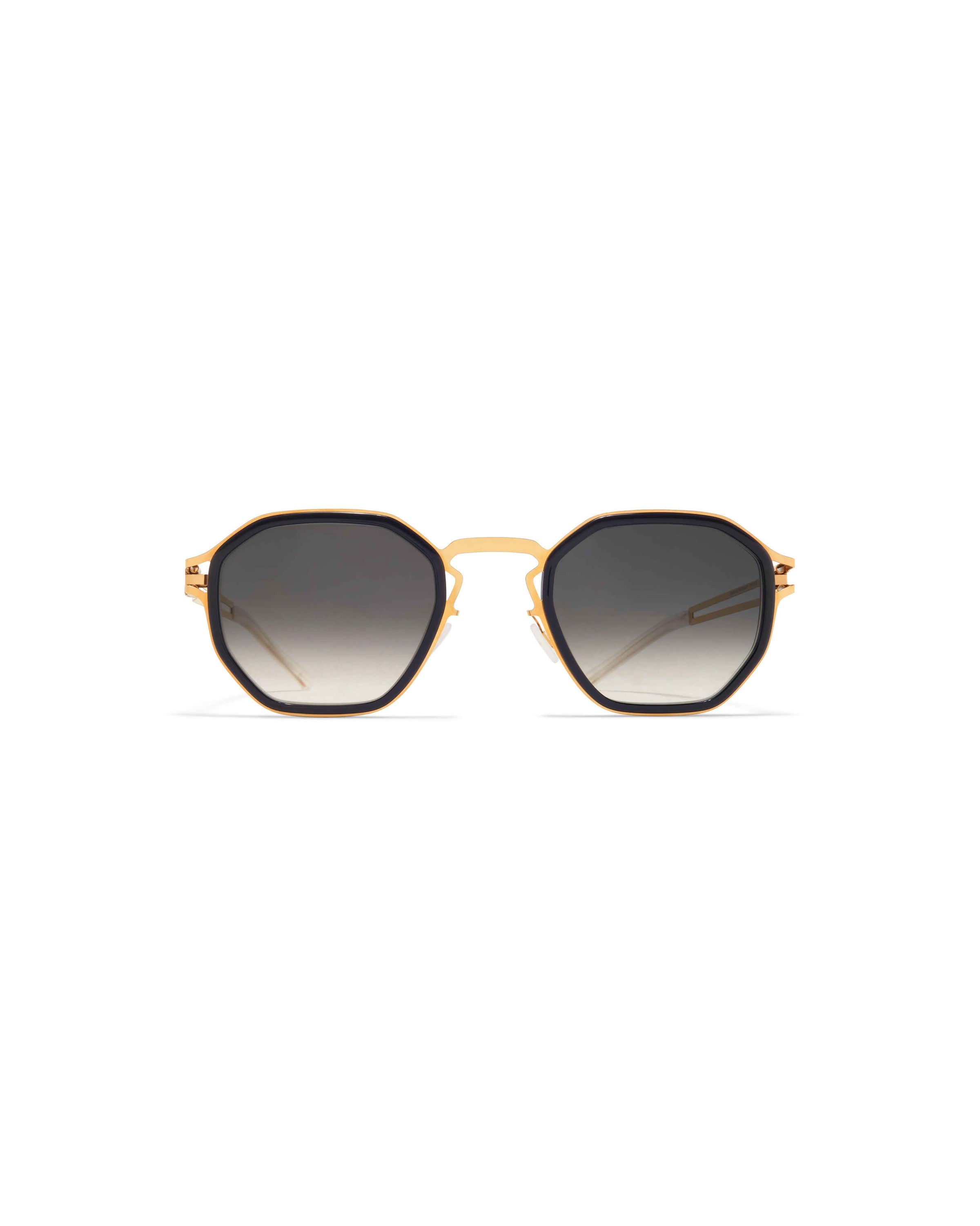 MYKITA GIA A76 GLOSSY GOLD/MILKY INDIGO Glossy Gold/Milky Indigo / Rawblack Gradient