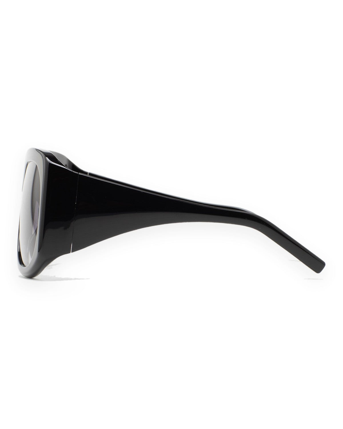 Side profile of KALEOS Haworth Black Black sunglasses.
