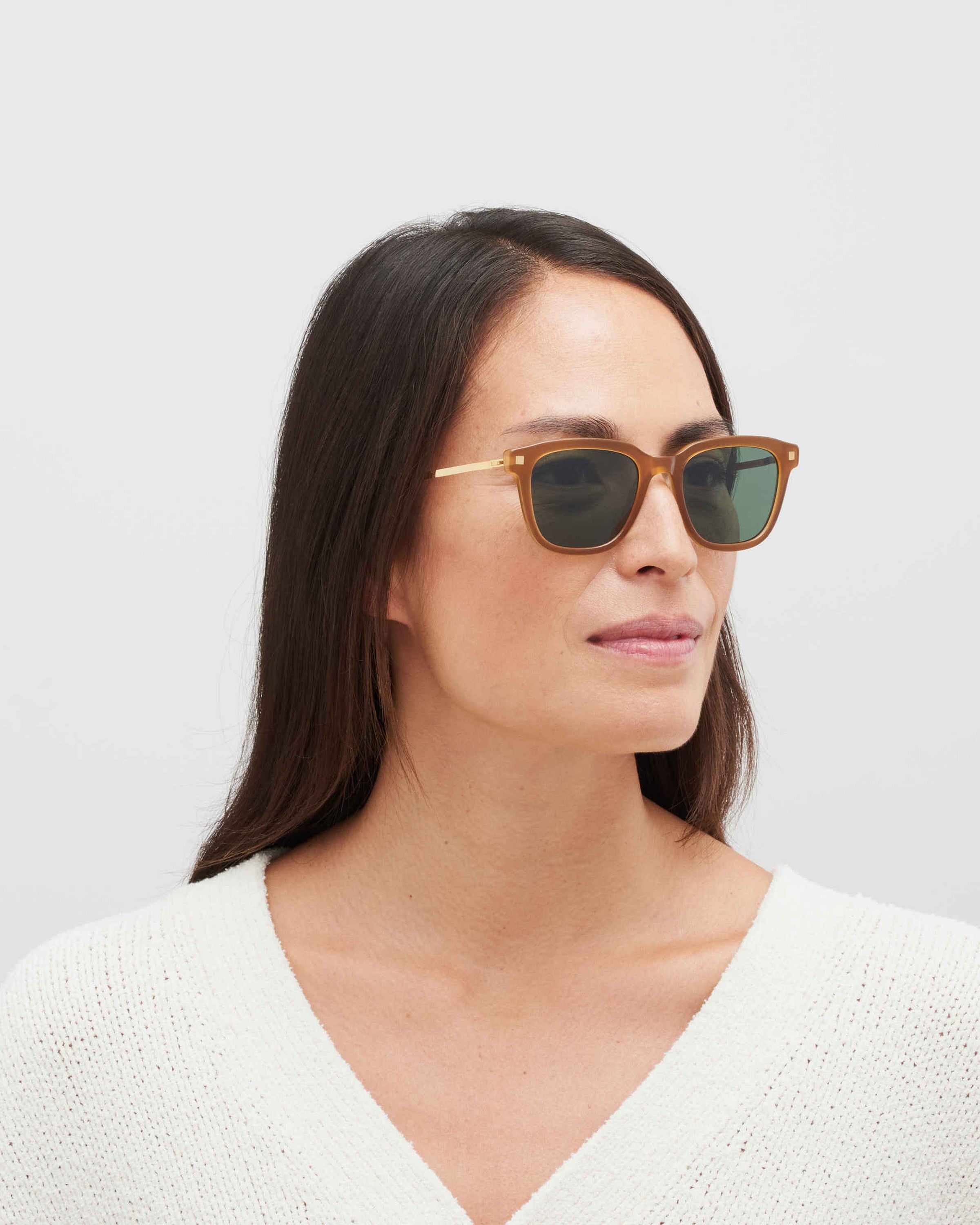 MYKITA HOLM C99 BROWN DARK BROWN/GLOSSY GO Brown Dark Brown/Glossy Go / Polarized Pro Green 15