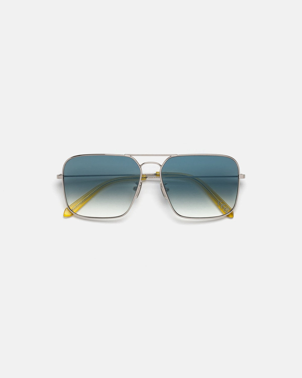 Front view of RETROSUPERFUTURE Iggy 2.0 Fadeism Azure sunglasses.