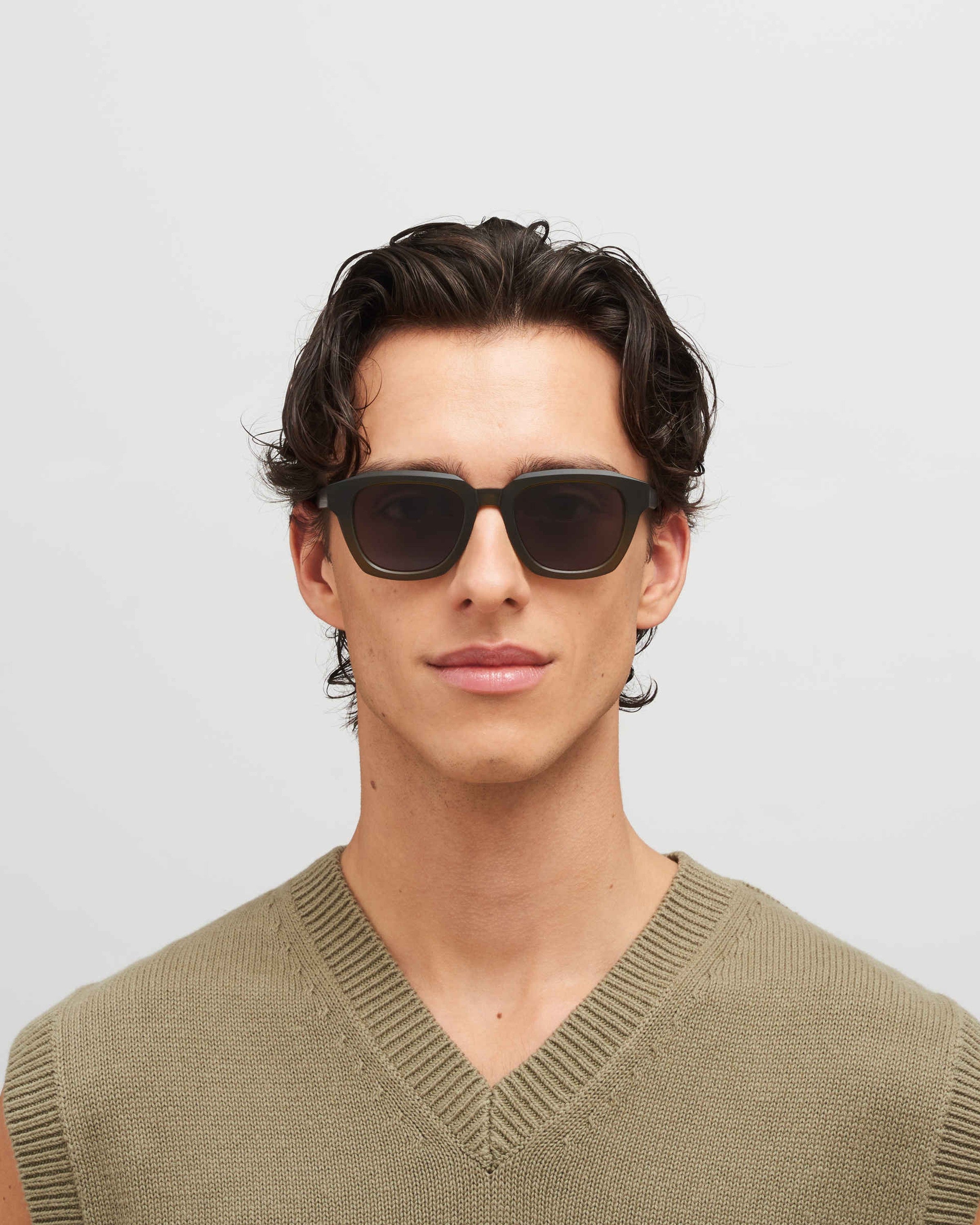 MYKITA KIENE C182 CHILLED RAW PERIDOT/SILVE Chilled Raw Peridot/Silve / Brown Solid