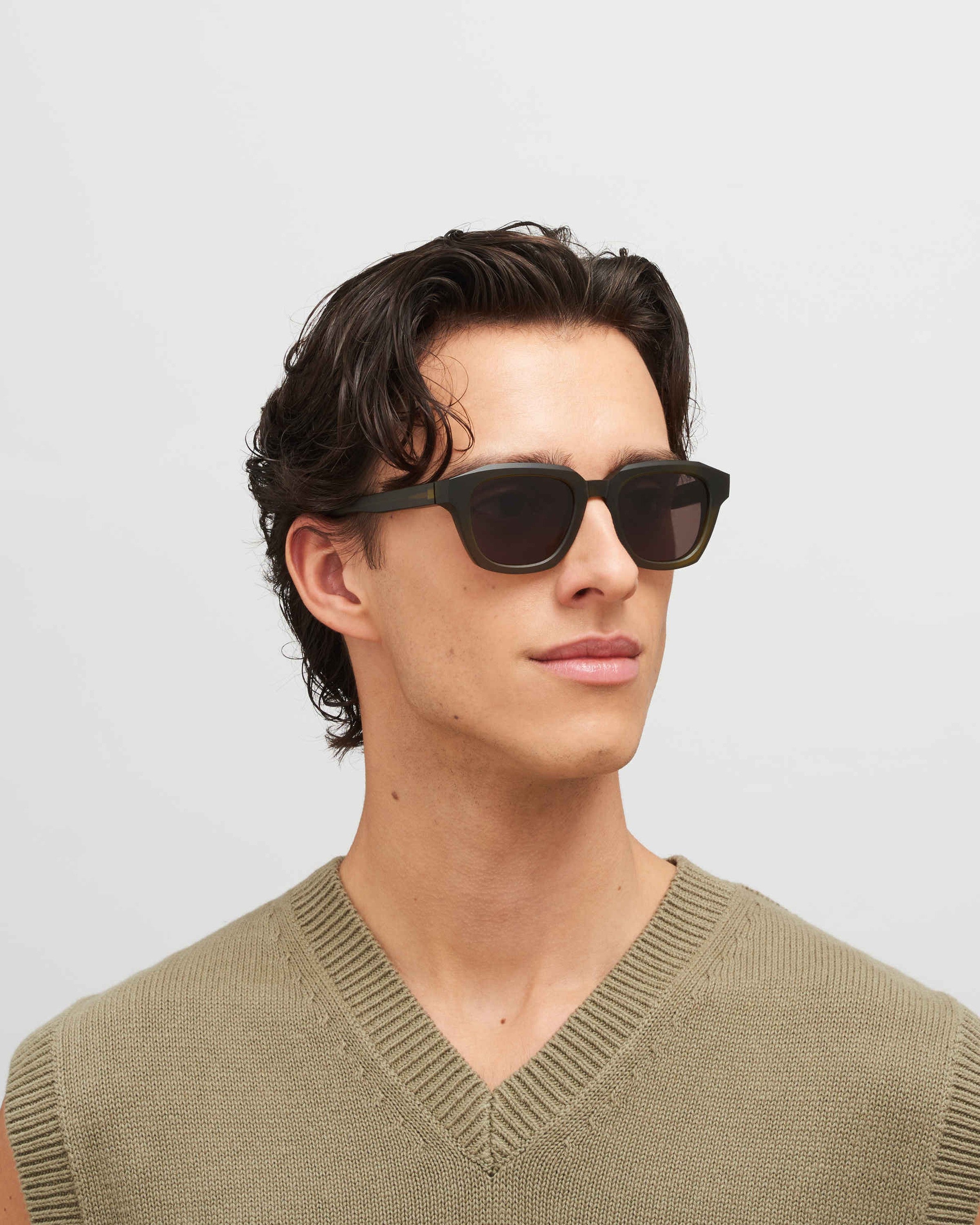 MYKITA KIENE C182 CHILLED RAW PERIDOT/SILVE Chilled Raw Peridot/Silve / Brown Solid
