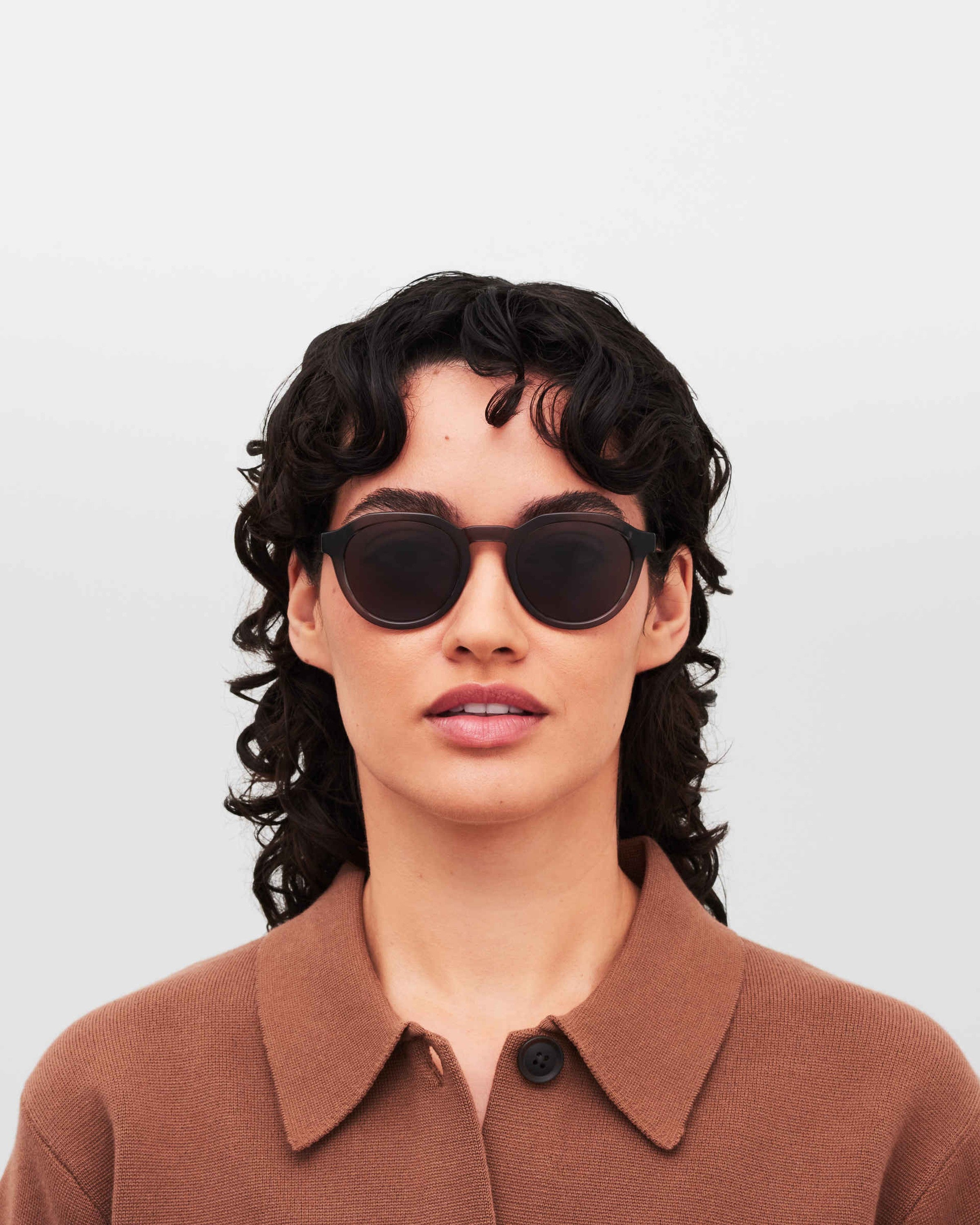 MYKITA KIMBER C159 CLEAR ASH/SHINY SILVER Clear Ash/Shiny Silver / Brown Solid