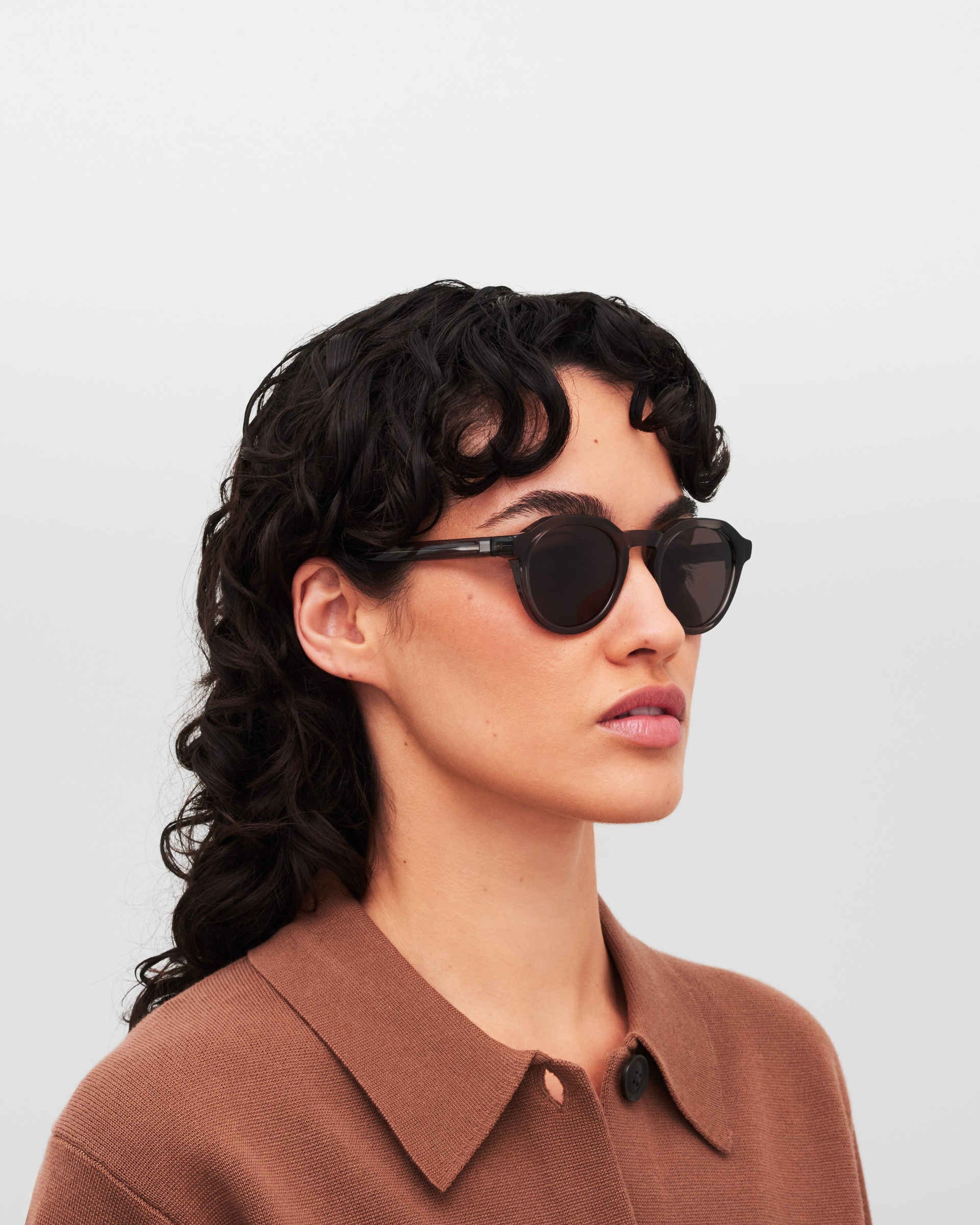 MYKITA KIMBER C159 CLEAR ASH/SHINY SILVER Clear Ash/Shiny Silver / Brown Solid