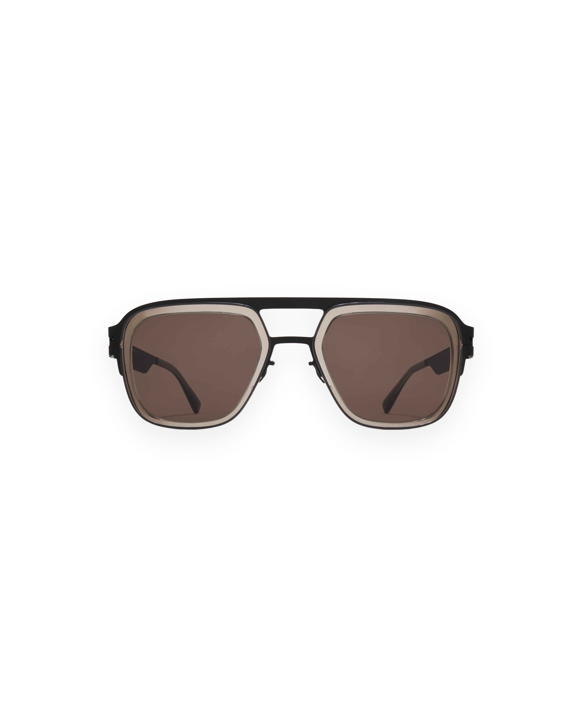 MYKITA KNOX A77 BLACK/CLEAR ASH Black/Clear Ash / Brown Solid