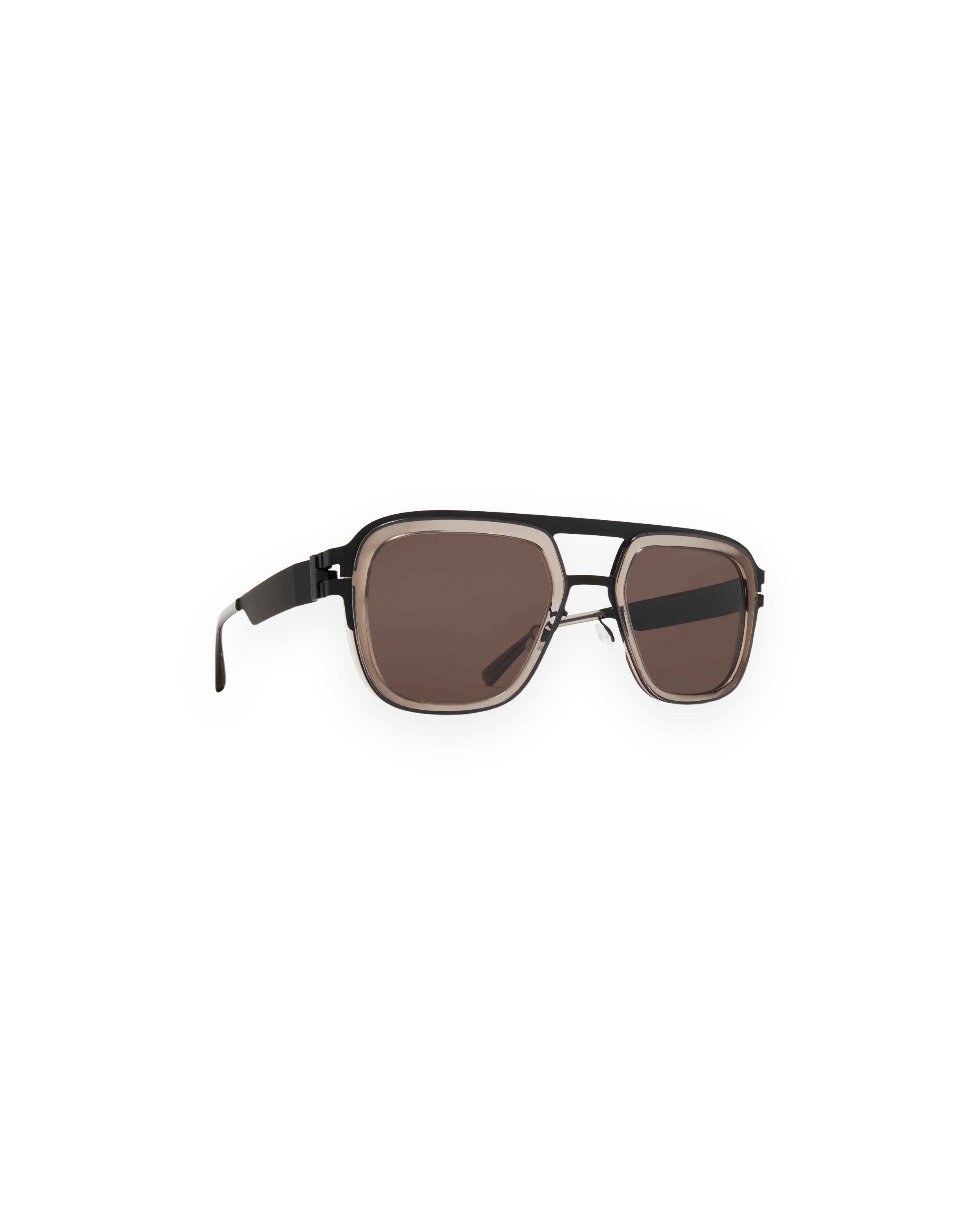 MYKITA KNOX A77 BLACK/CLEAR ASH Black/Clear Ash / Brown Solid