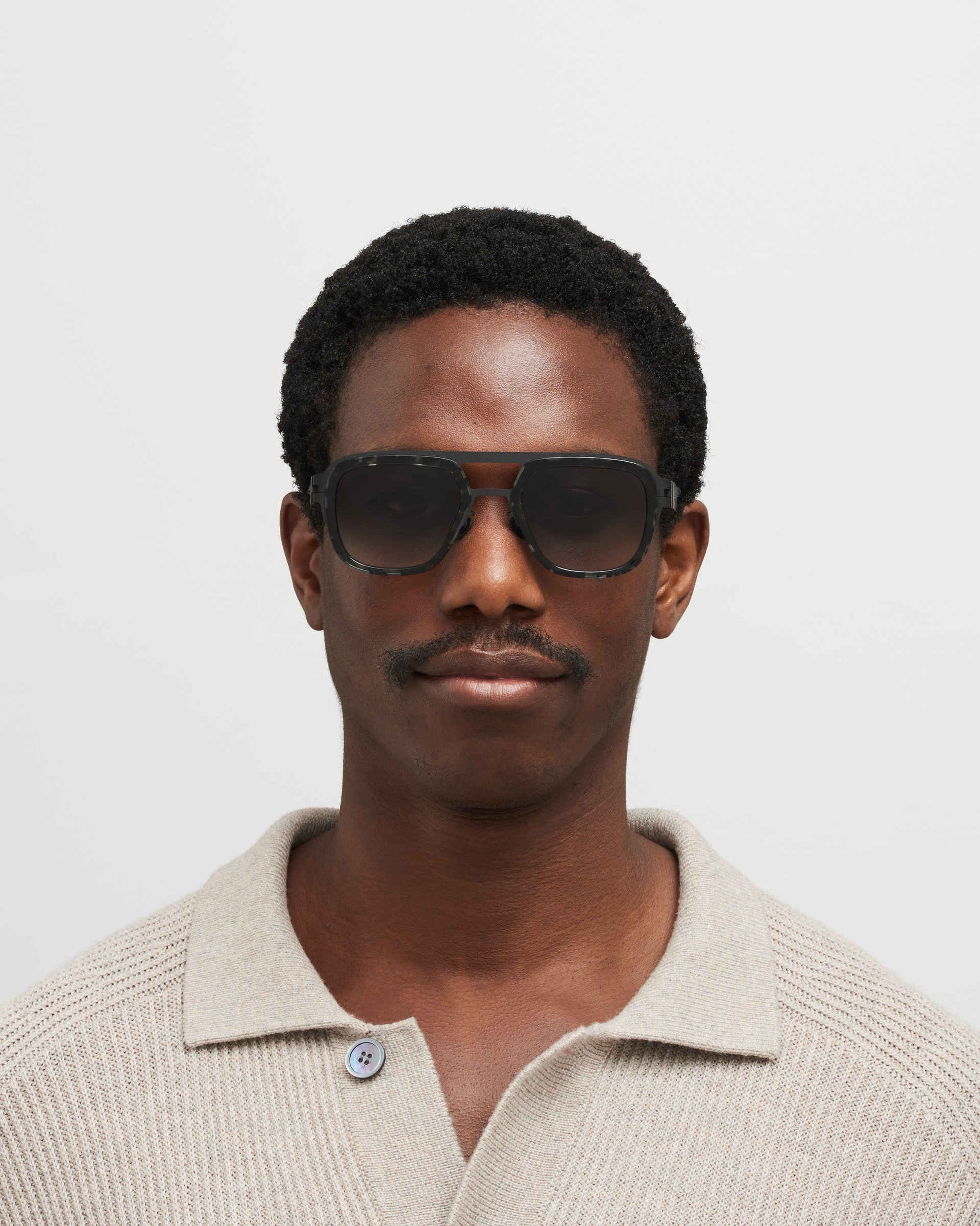 MYKITA KNOX A50 BLACK/BLACK HAVANA Black/Black Havana / Raw Black Gradient