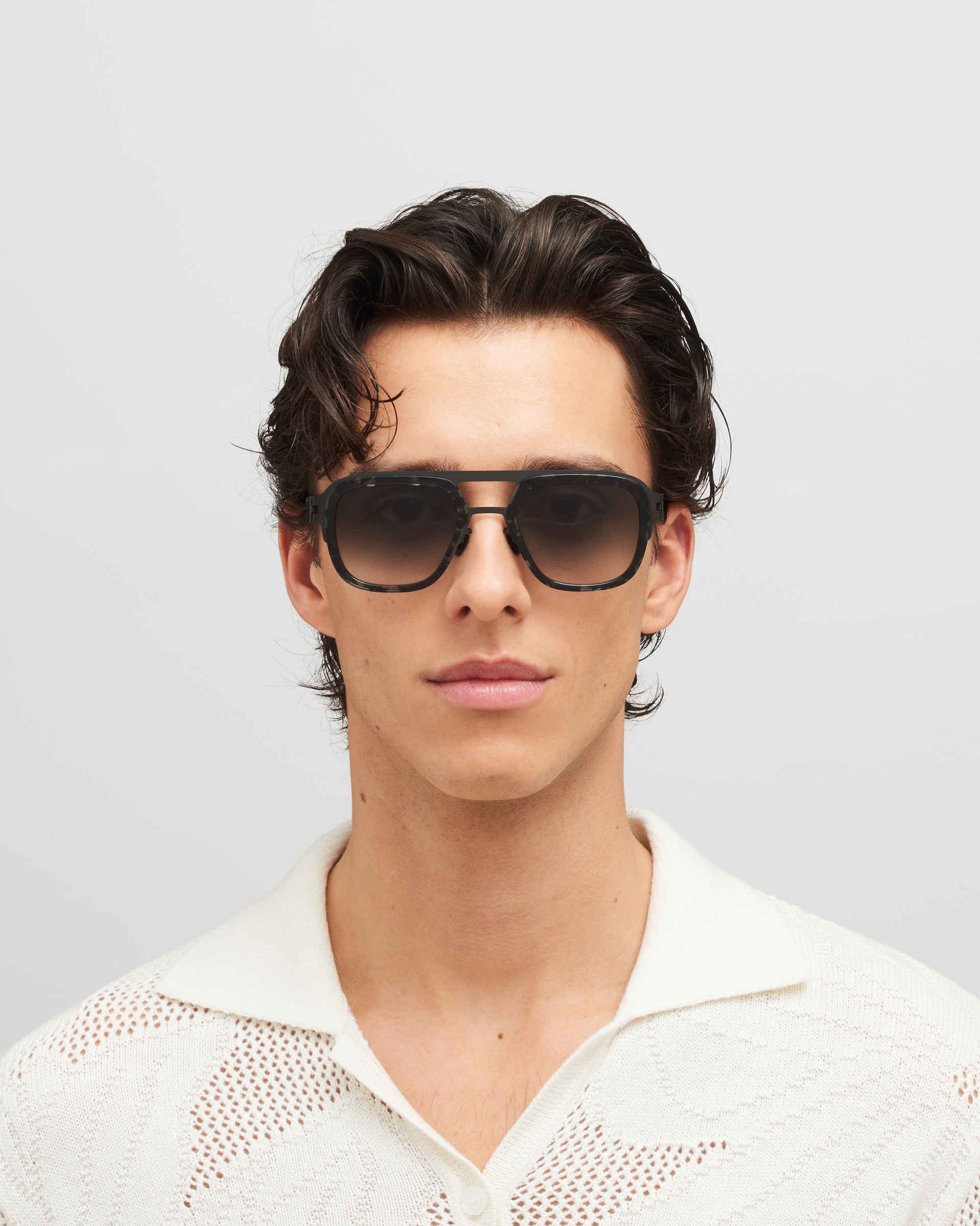 MYKITA KNOX A50 BLACK/BLACK HAVANA Black/Black Havana / Raw Black Gradient