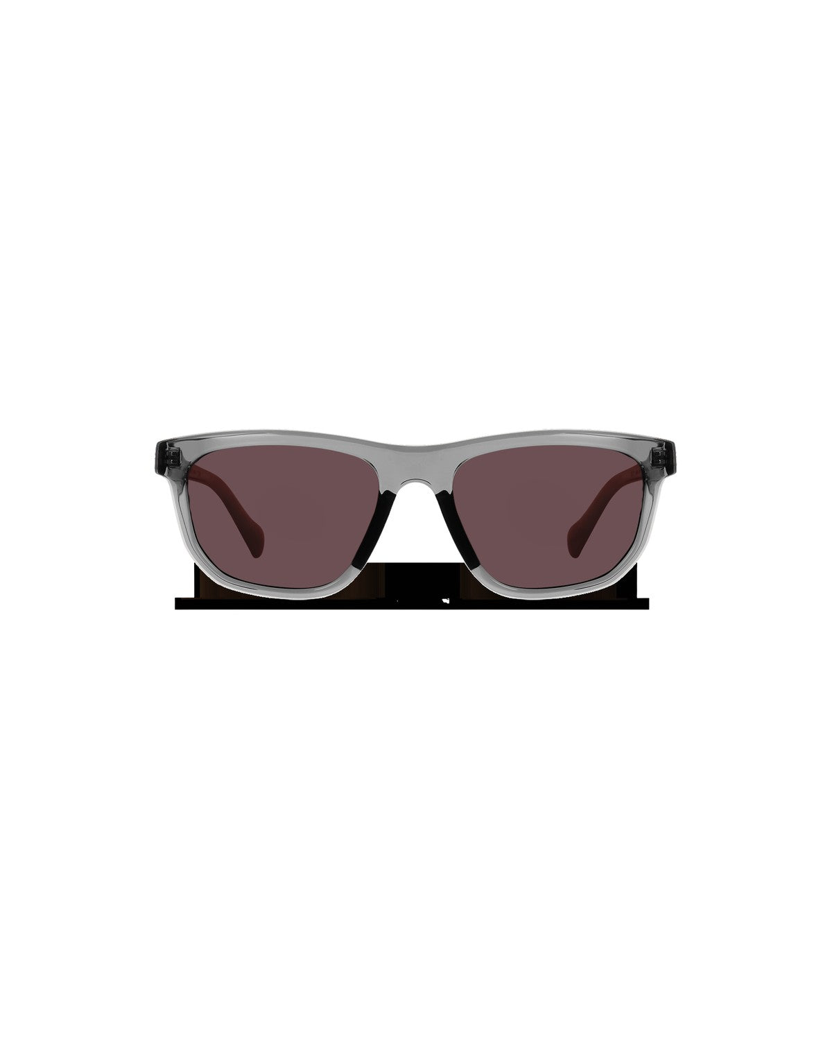 Front view of RAEN Koen REC 55 Flint Crux Colorboost Polarized sunglasses.