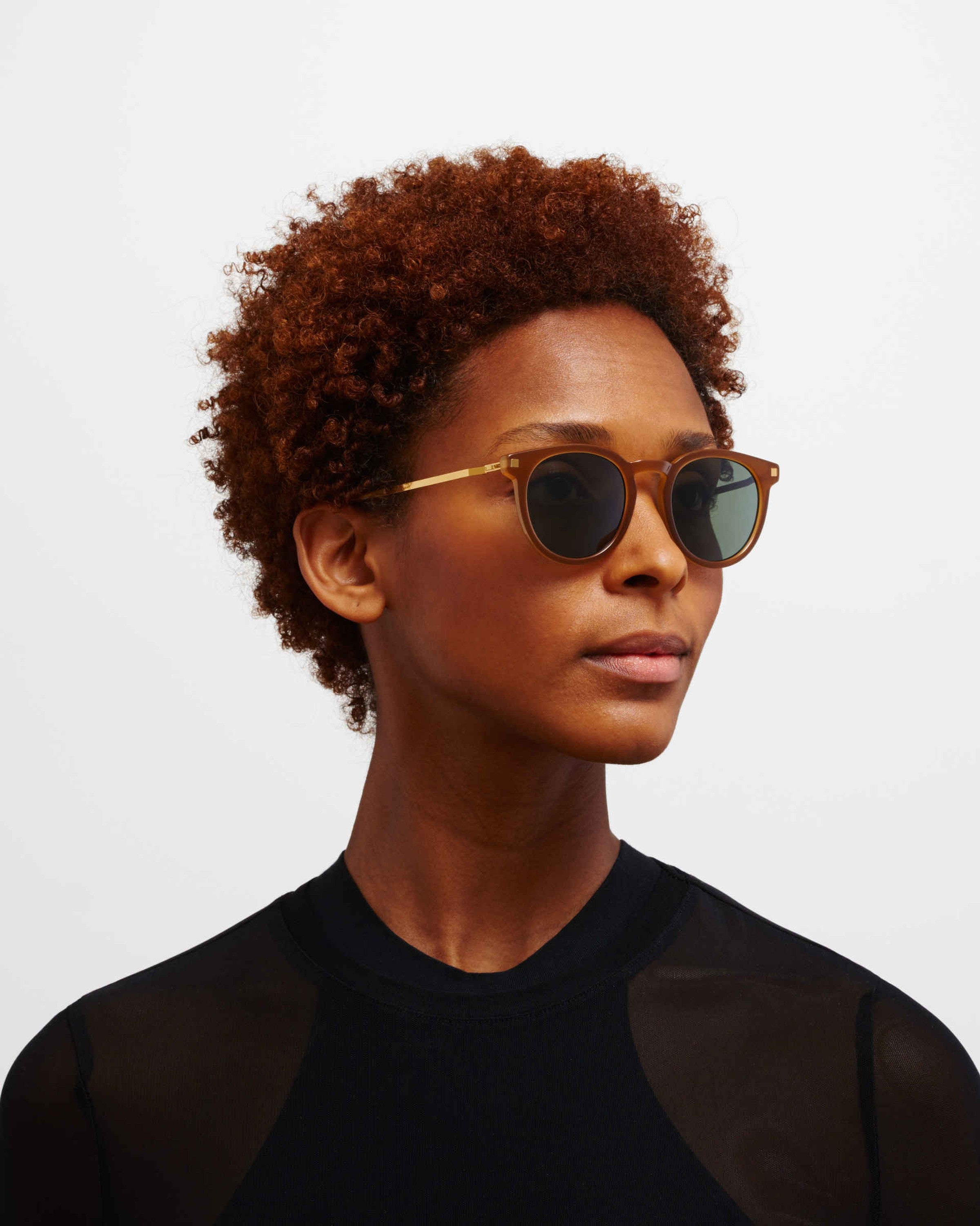 MYKITA LAHTI C99 BROWN DARK BROWN/GLOSSY GO Brown Dark Brown/Glossy Go / Polarized Pro Green 15