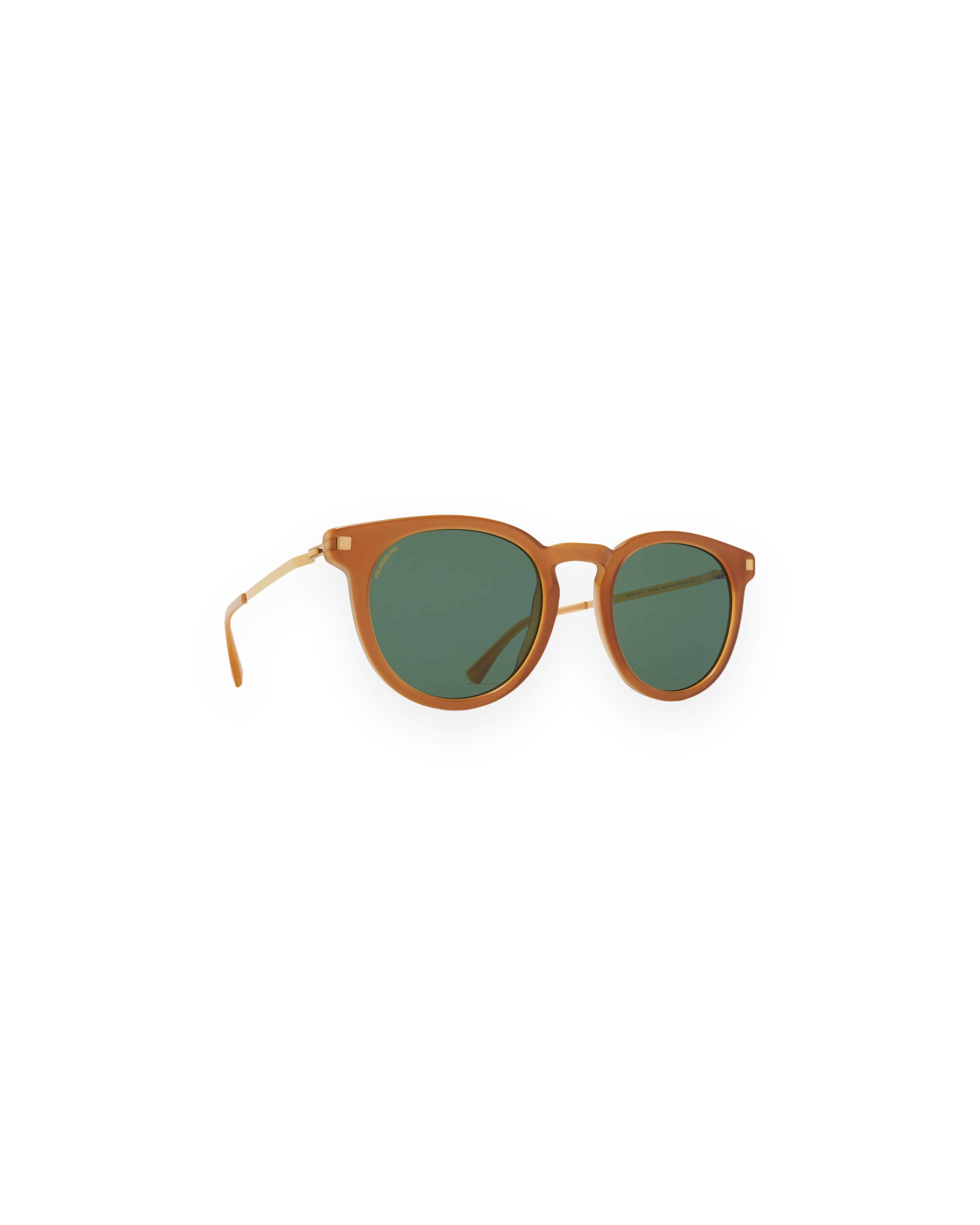 MYKITA LAHTI C99 BROWN DARK BROWN/GLOSSY GO Brown Dark Brown/Glossy Go / Polarized Pro Green 15