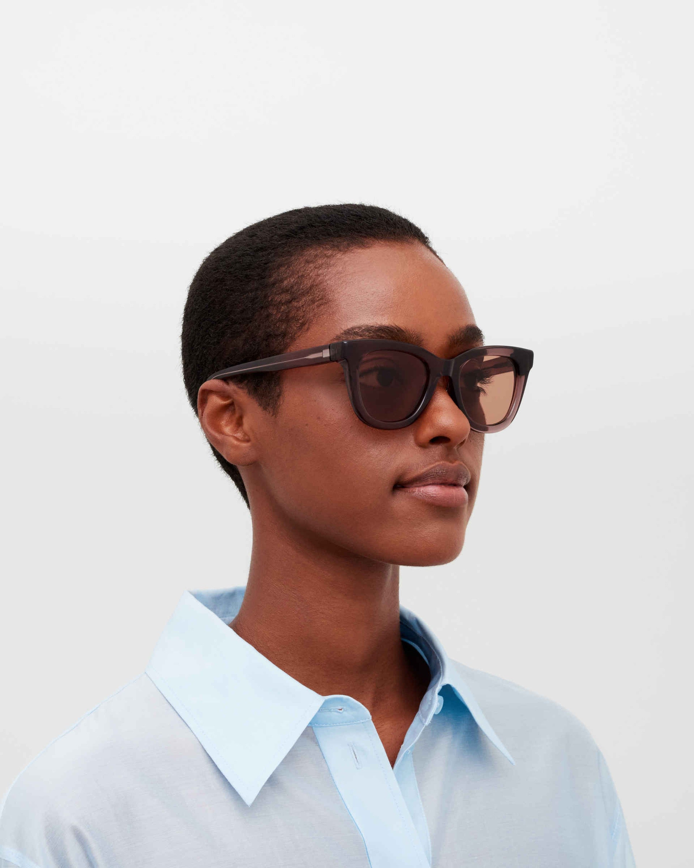 MYKITA LAIMI C204 MAROON/SHINY SILVER Maroon/Shiny Silver / Cedar Brown