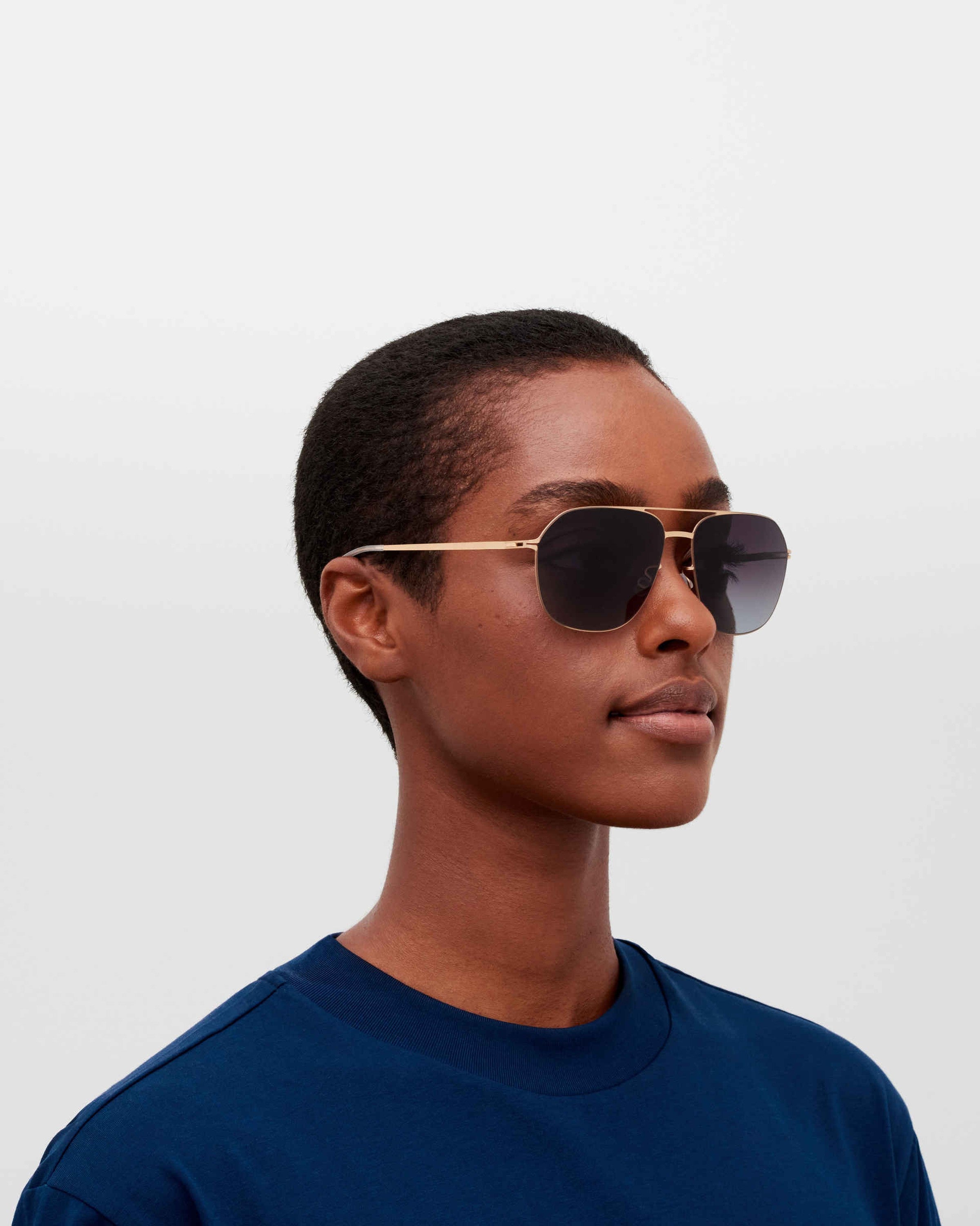 MYKITA LAVEN POW1 CHAMPAGNE GOLD Pow1 Champagne Gold / Dusk Gradient