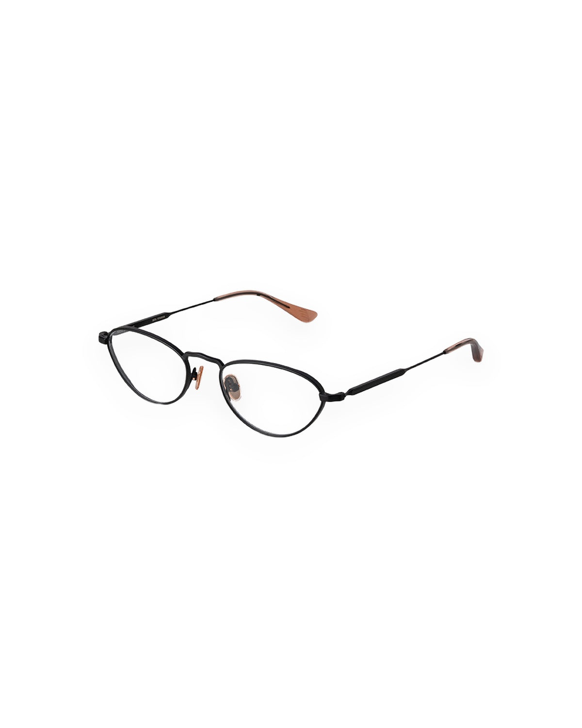 Angled view of ROSS & BROWN Le Panier Full-rim eyeglasses.