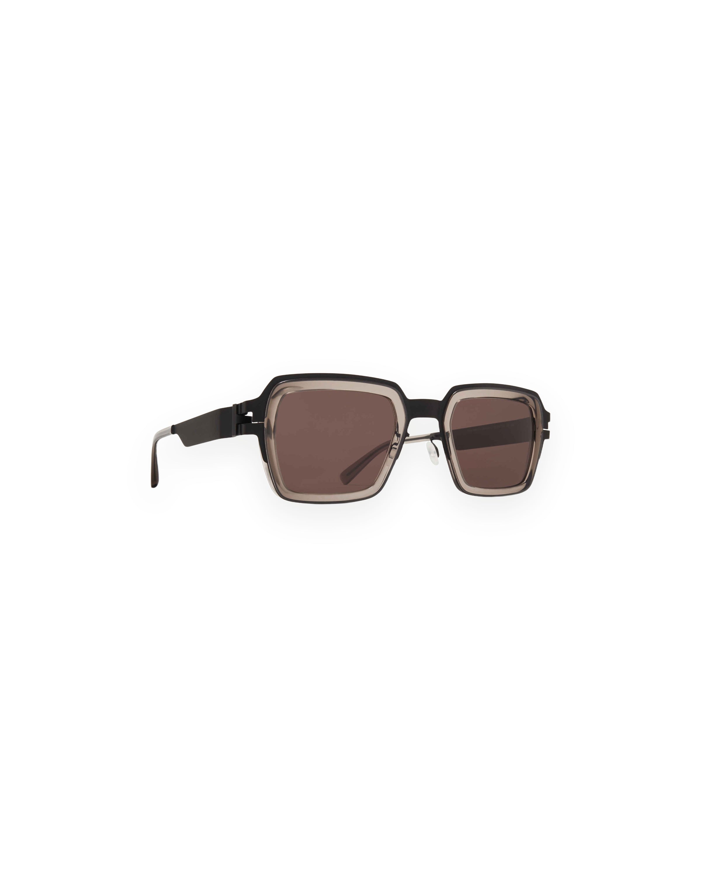 MYKITA LENNON A77 BLACK/CLEAR ASH Black/Clear Ash / Brown Solid