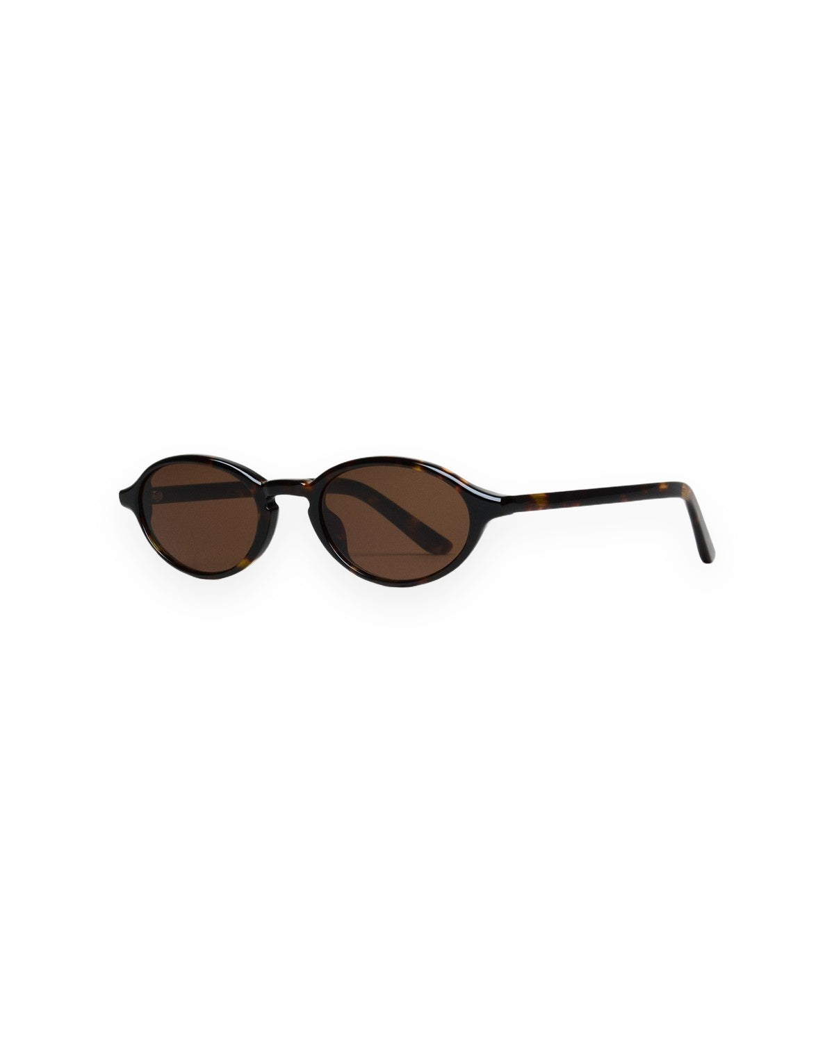 Side profile of CHIMI Lex Tortoise Brown sunglasses.