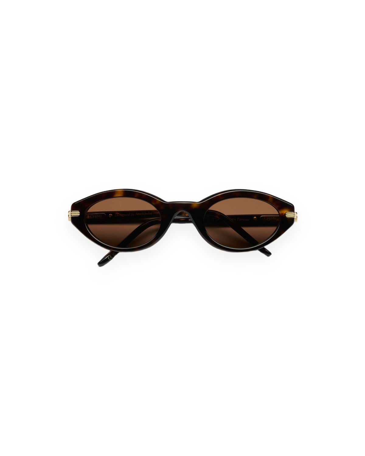 Front view of CHIMI Lou Terra Tortoise Brown sunglasses.