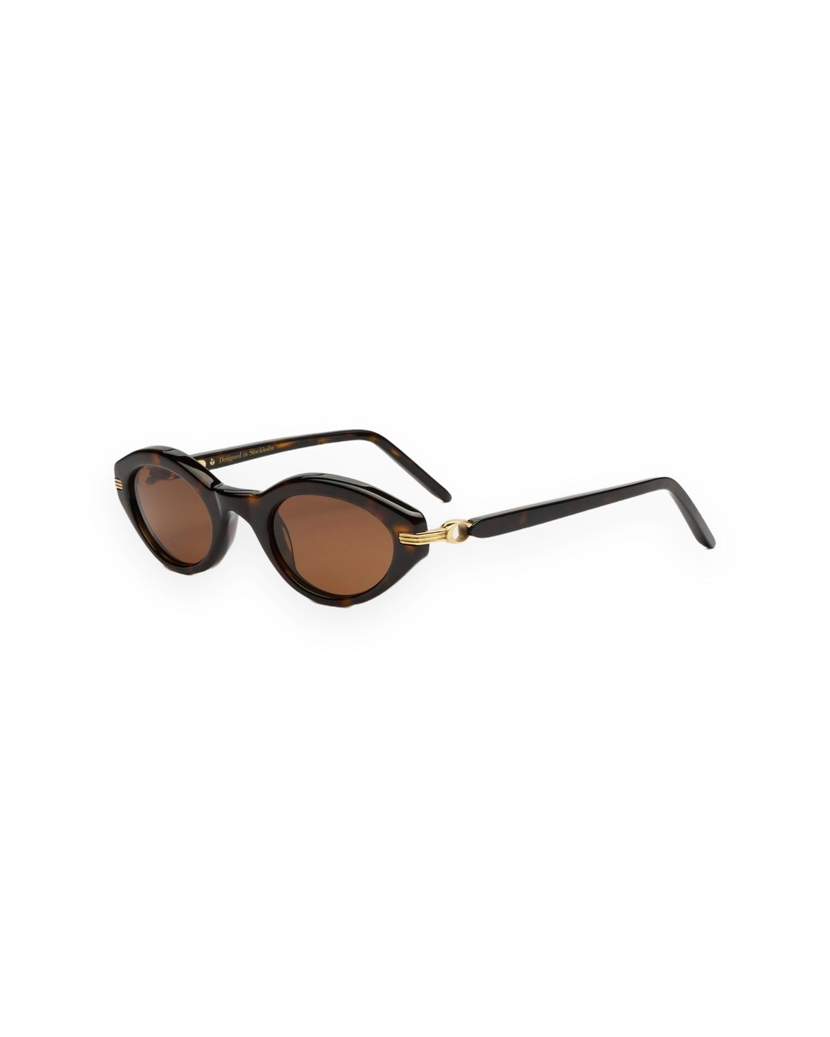 Angle view of CHIMI Lou Terra Tortoise Brown sunglasses.