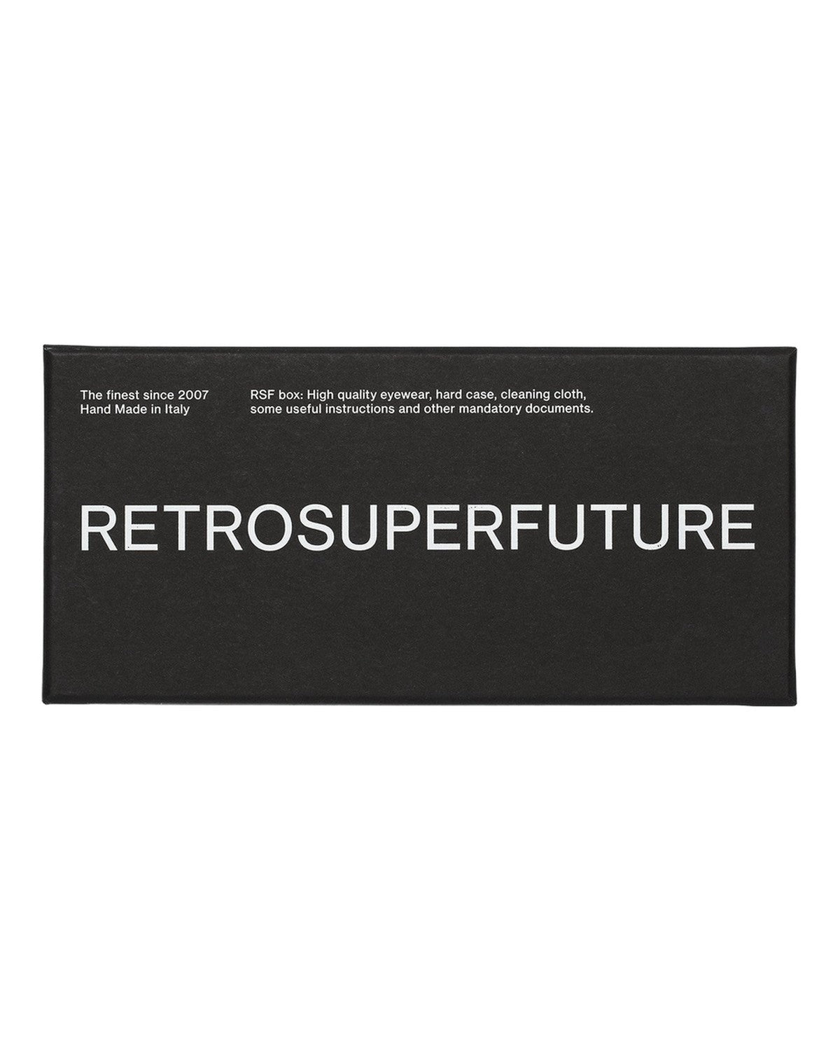 RETROSUPERFUTURE branded hard case.