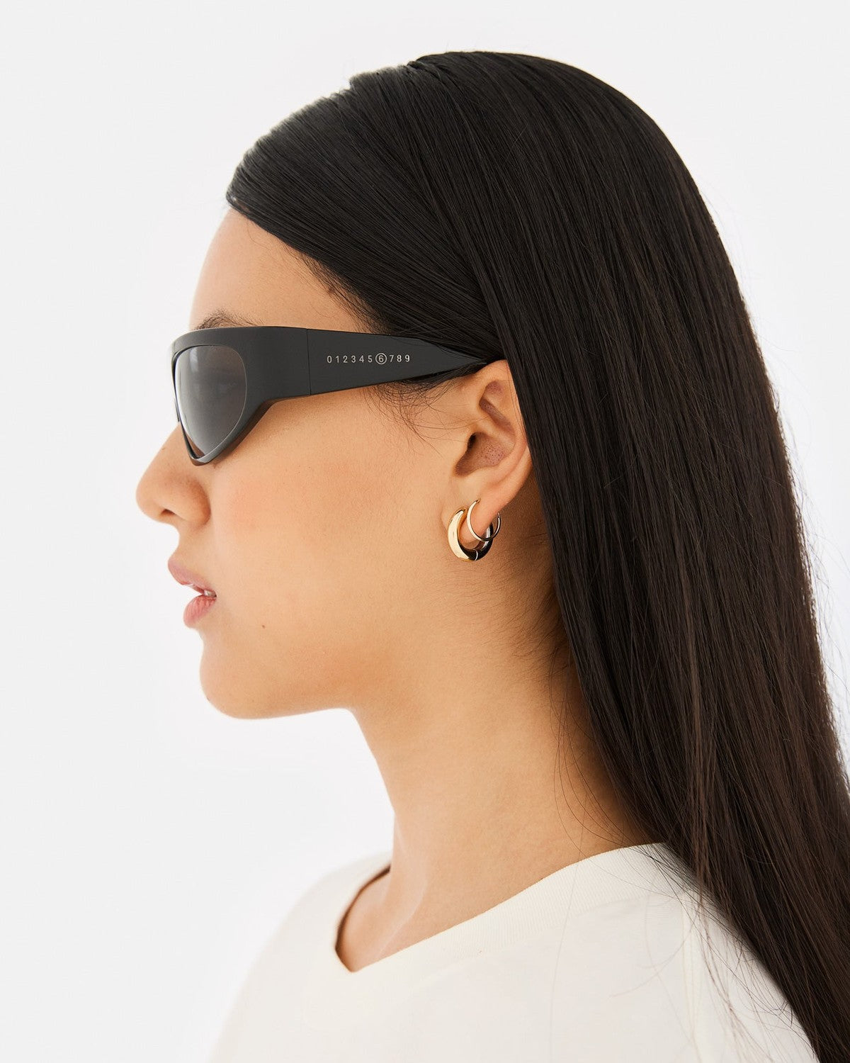 MM6 Maison Margiela Lunettes 1 Noires Black / Black