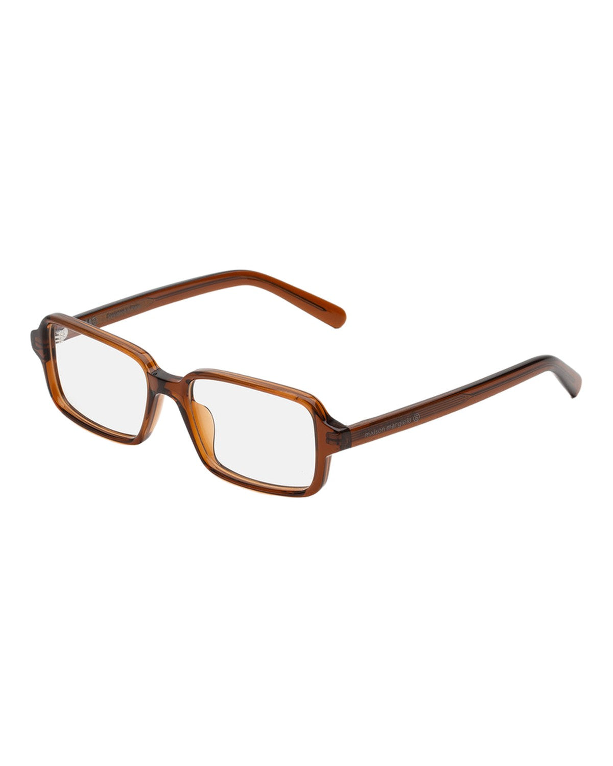 MM6 Maison Margiela Lunettes 10 Optiques Marron Marron (Brown) / Clear