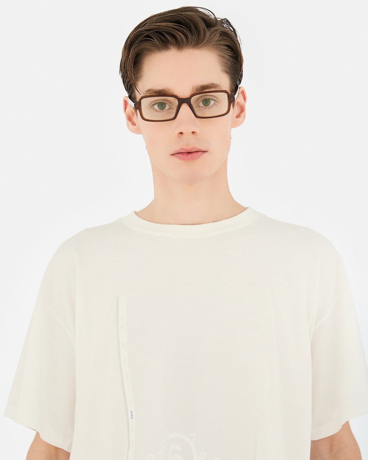 MM6 Maison Margiela Lunettes 10 Optiques Marron Marron (Brown) / Clear