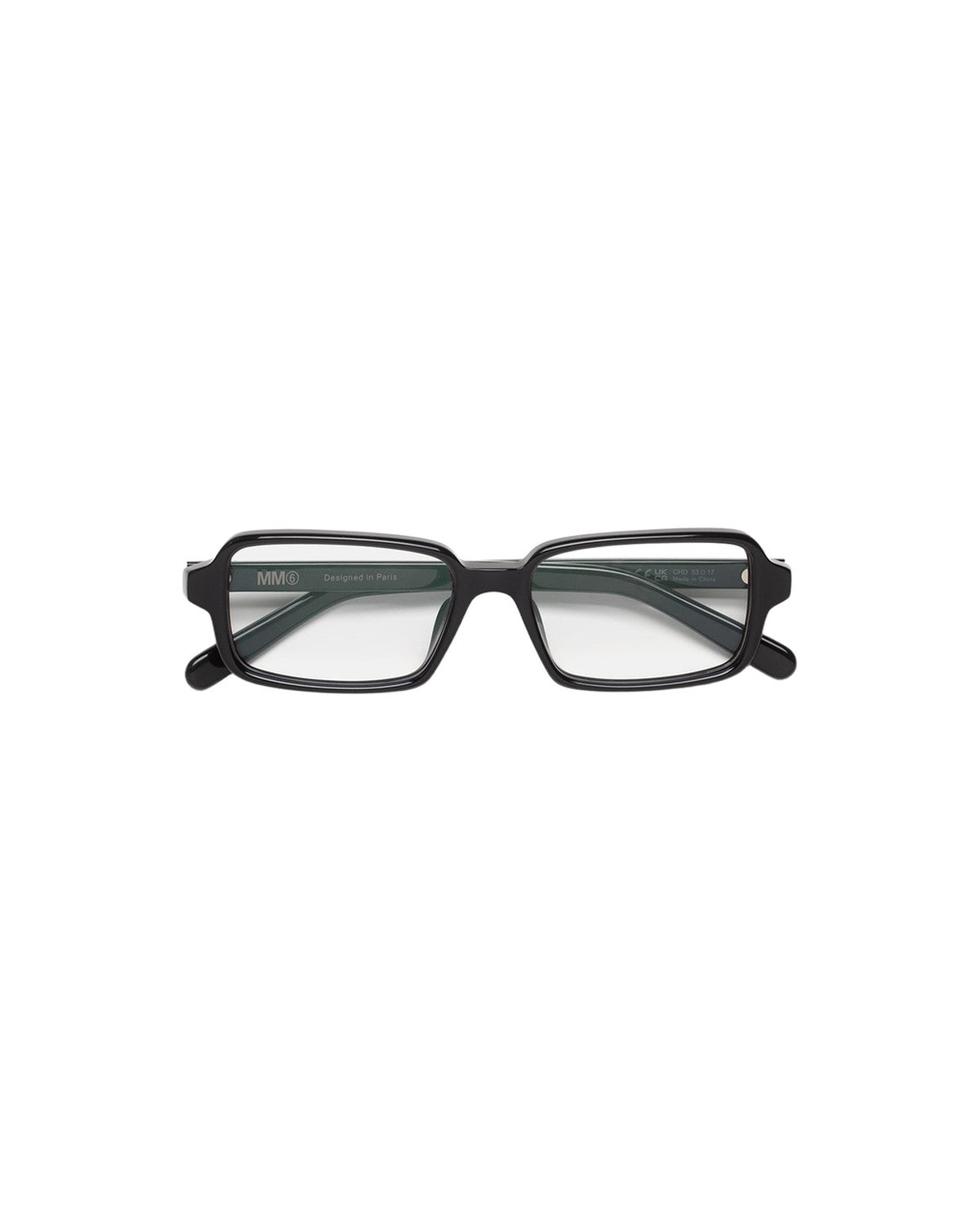 MM6 Maison Margiela Lunettes 10 Optiques Noires Black / Clear