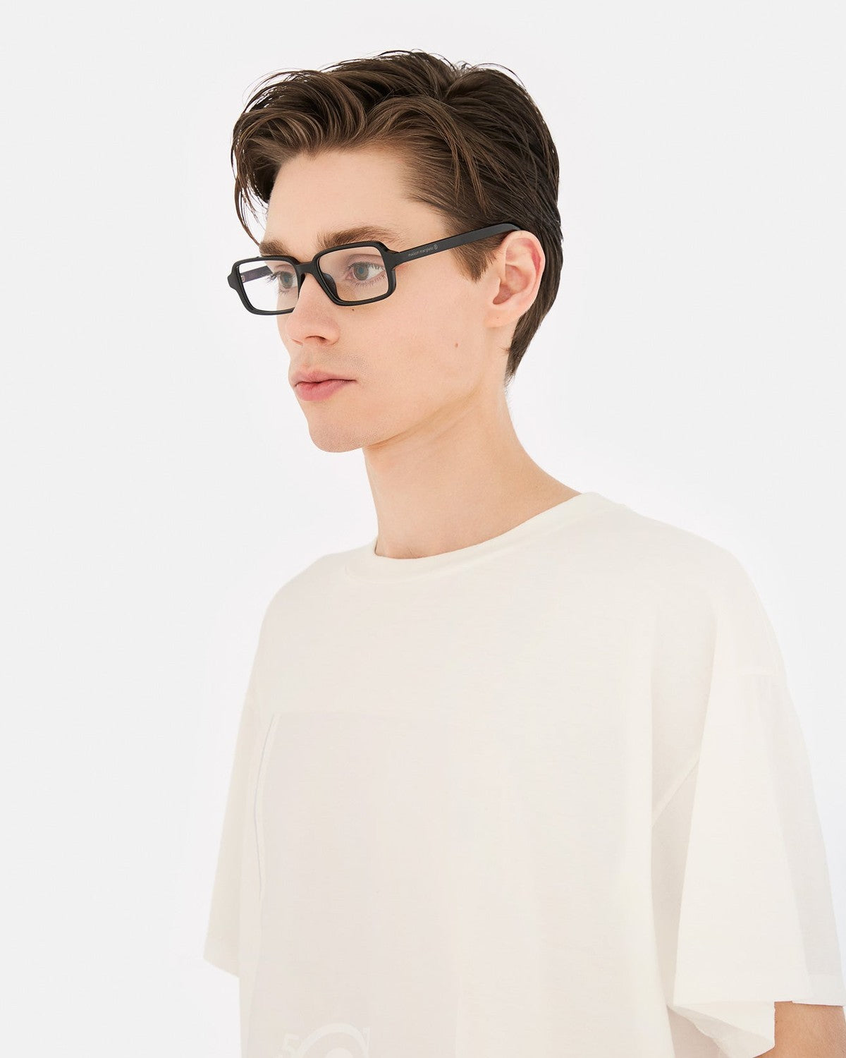 MM6 Maison Margiela Lunettes 10 Optiques Noires Black / Clear