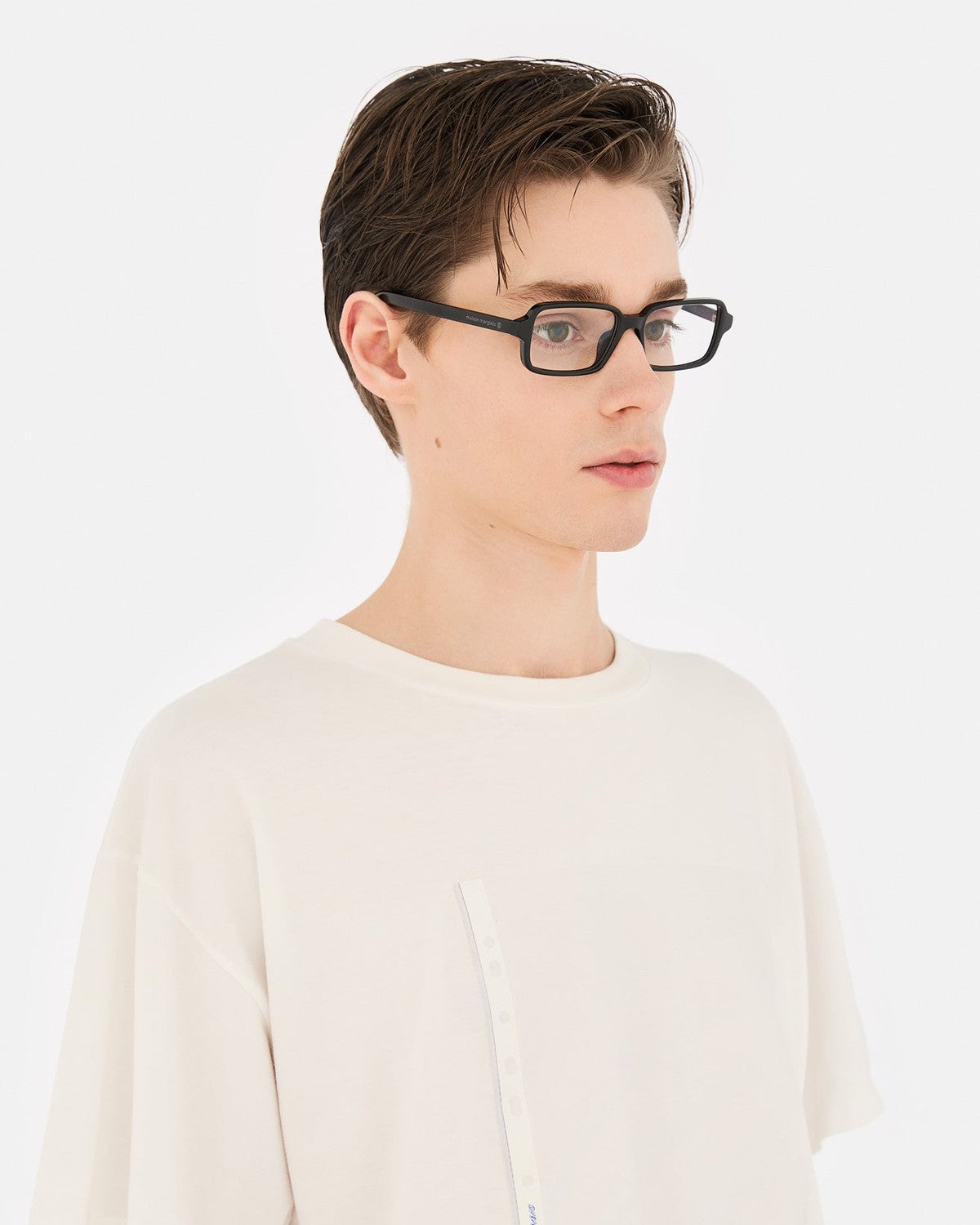MM6 Maison Margiela Lunettes 10 Optiques Noires Black / Clear