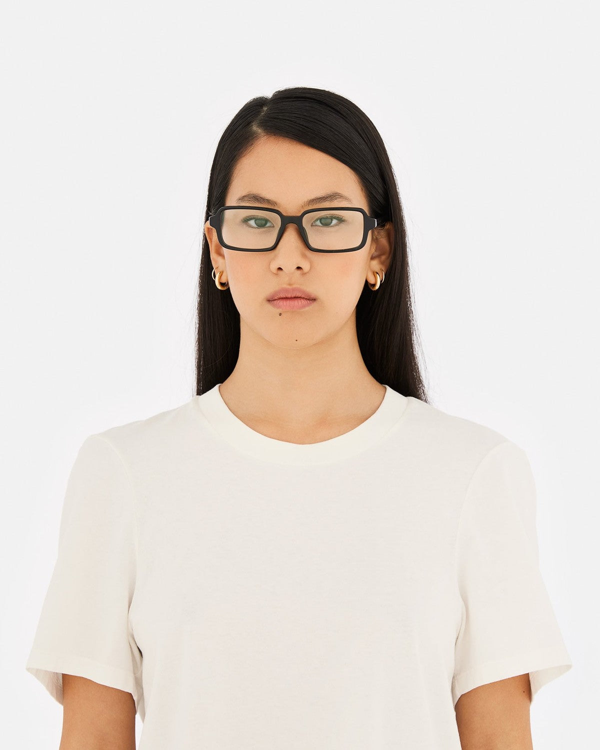 MM6 Maison Margiela Lunettes 10 Optiques Noires Black / Clear