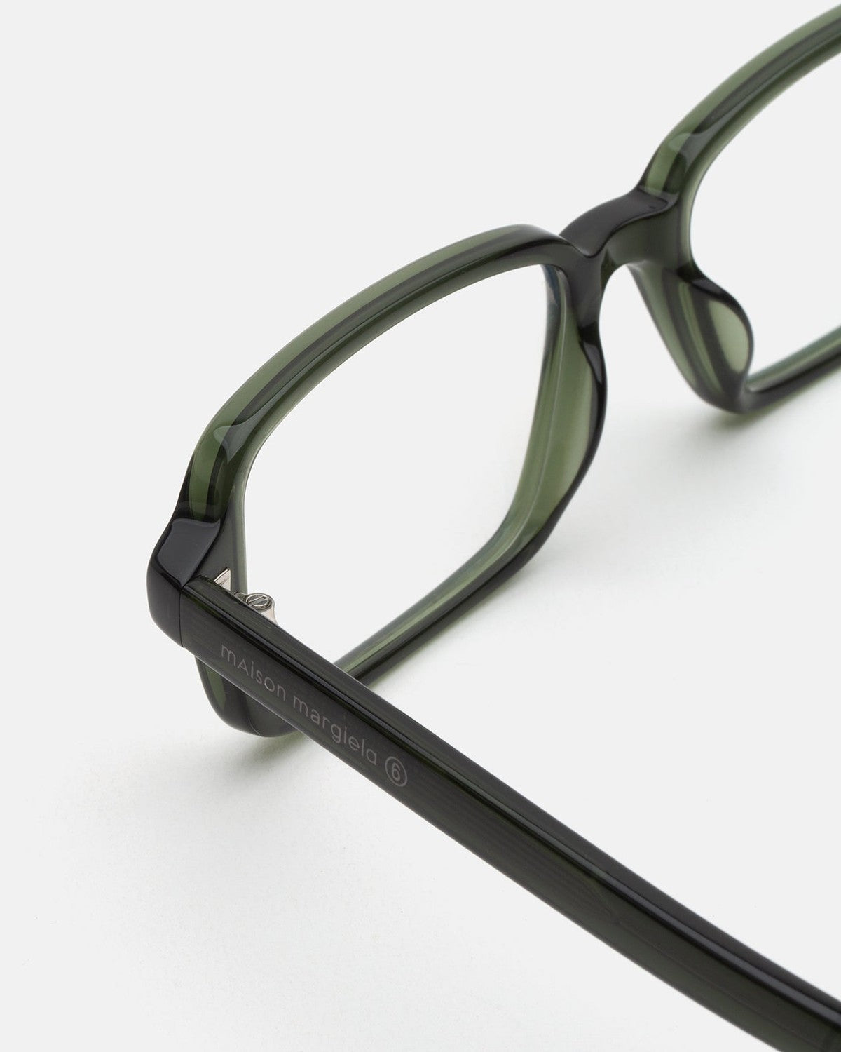 MM6 Maison Margiela Lunettes 10 Optiques Vertes Green / Clear
