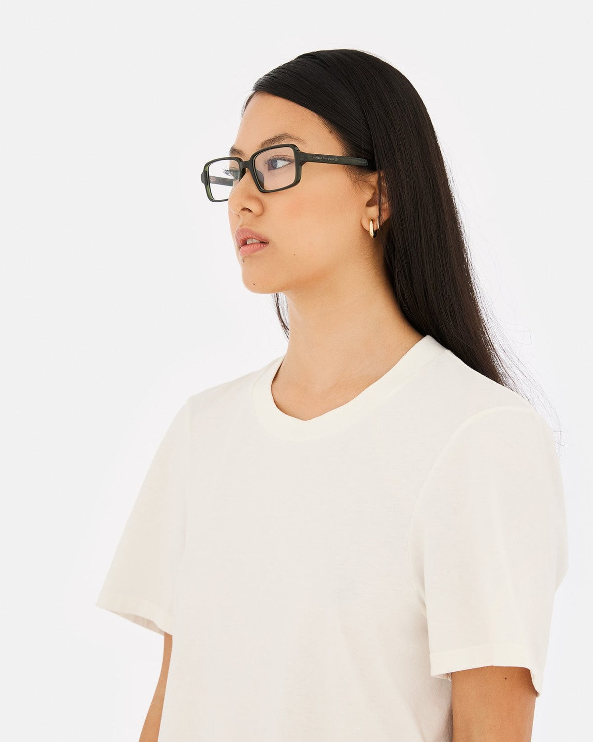MM6 Maison Margiela Lunettes 10 Optiques Vertes Green / Clear