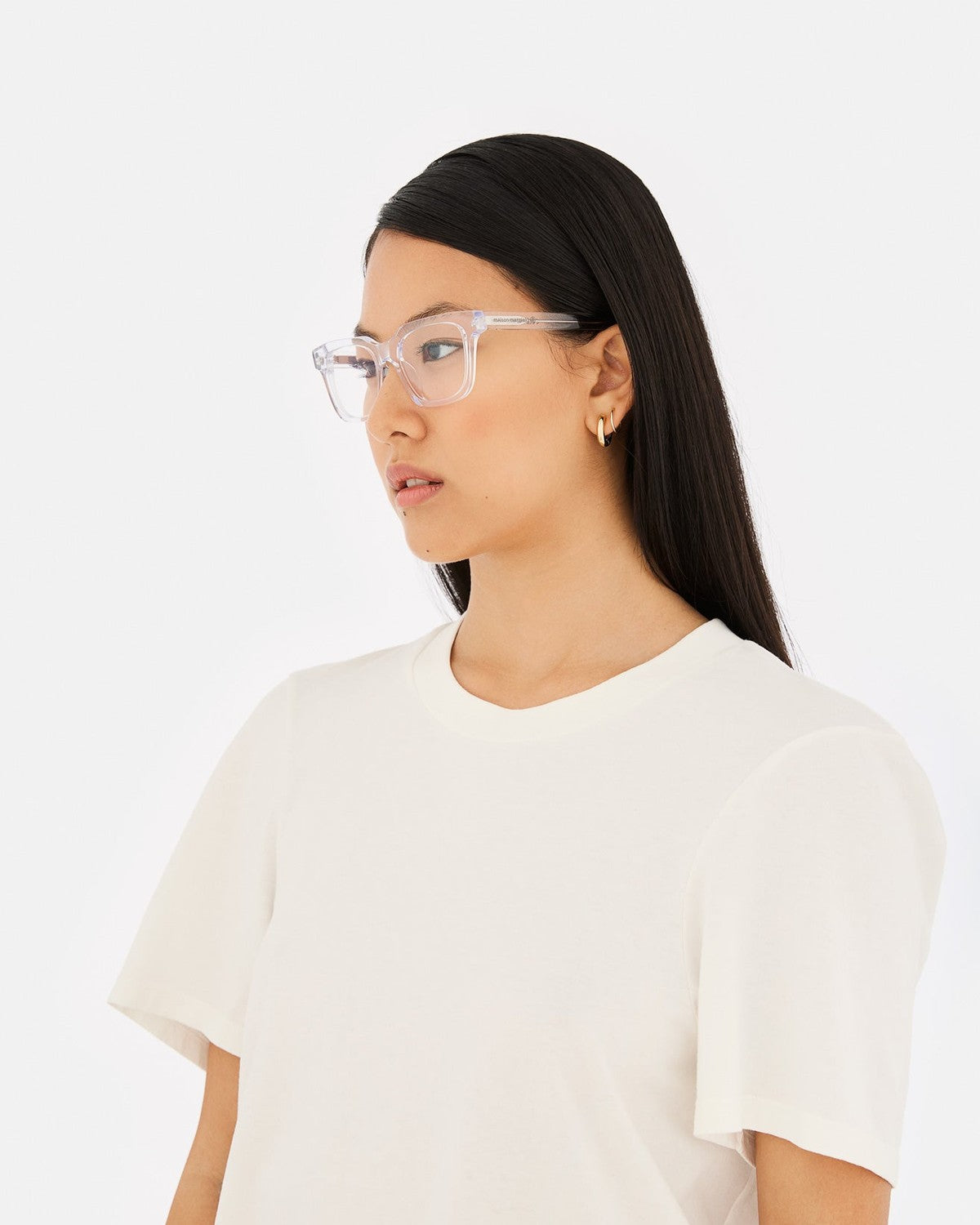 MM6 Maison Margiela Lunettes 11 Optiques Cristal Crystal / Clear