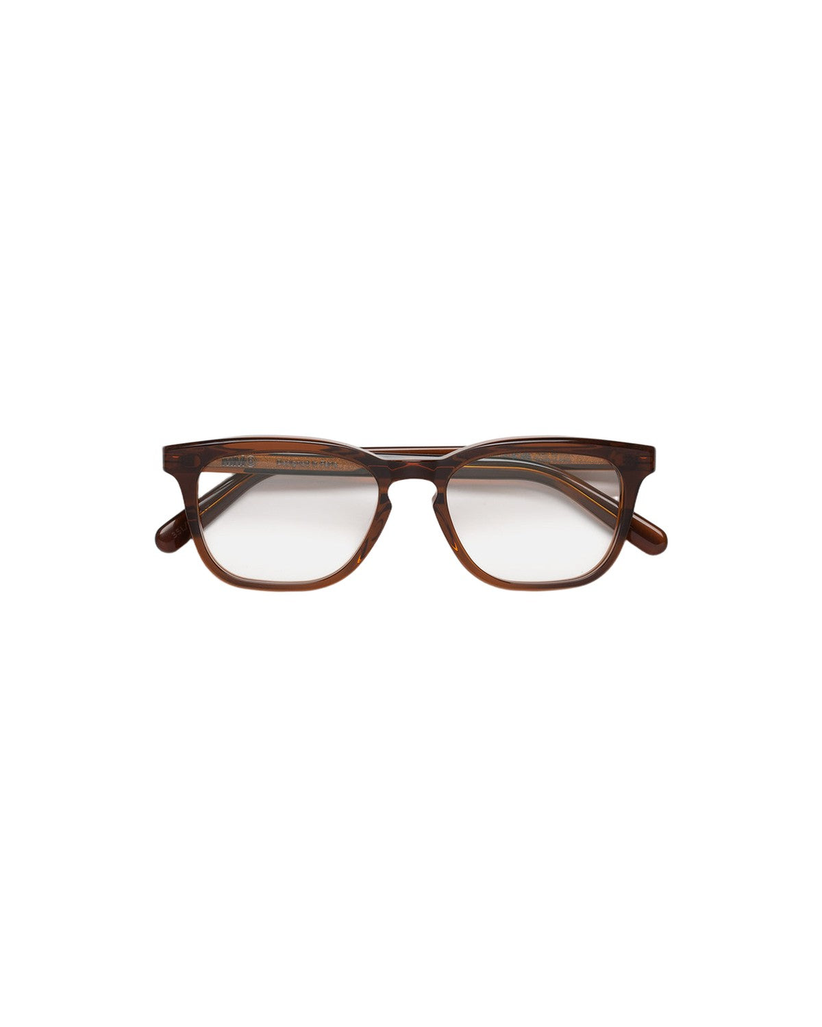 MM6 Maison Margiela Lunettes 12 Optiques Marron Marron (Brown) / Clear
