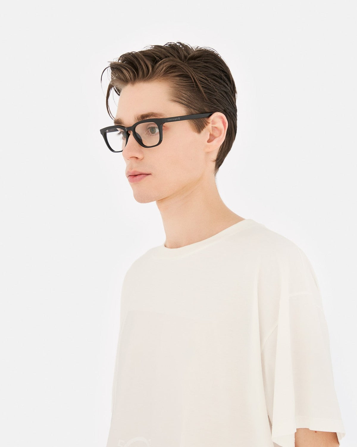 MM6 Maison Margiela Lunettes 12 Optiques Noires Black / Clear