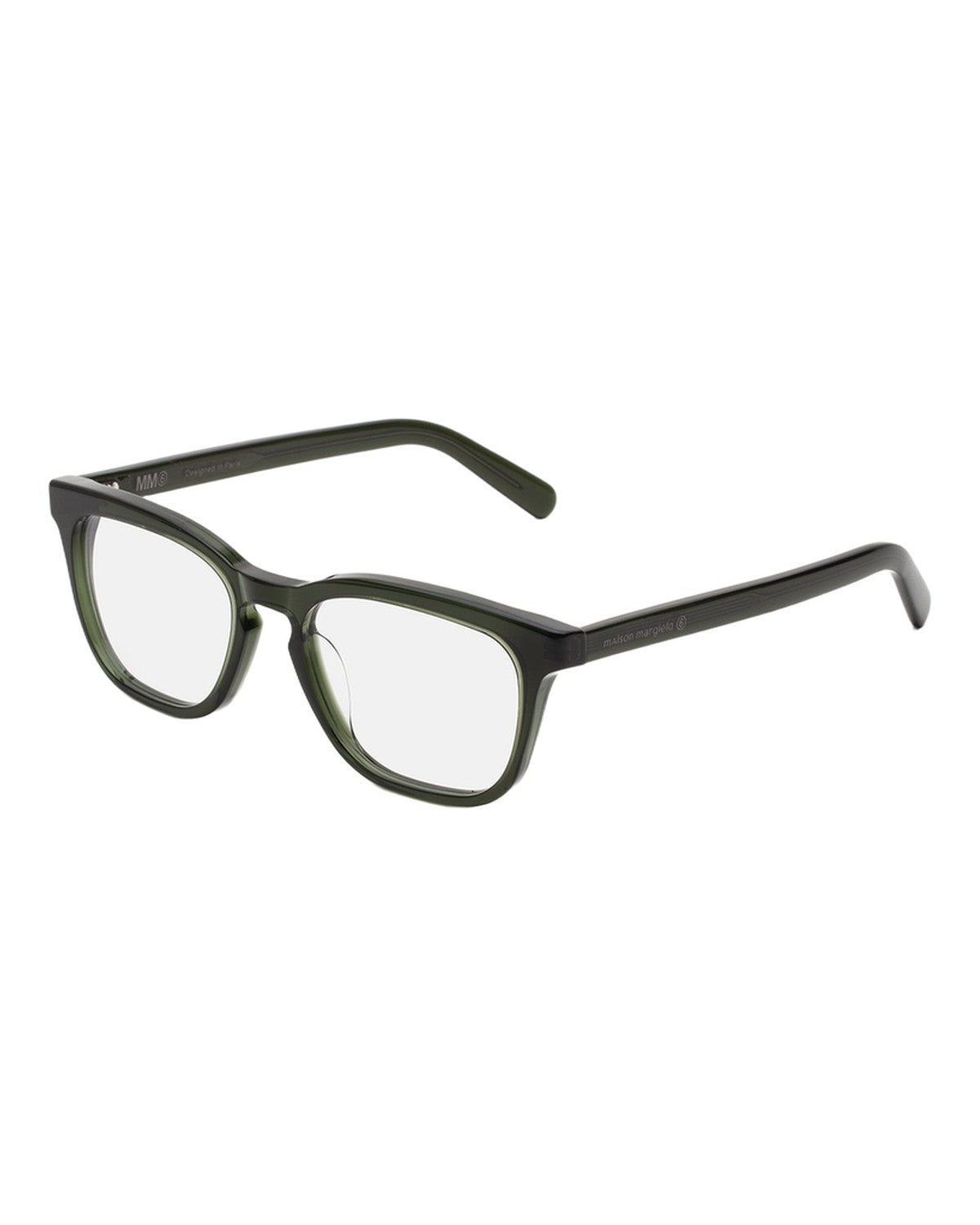 MM6 Maison Margiela Lunettes 12 Optiques Vertes Green / Clear