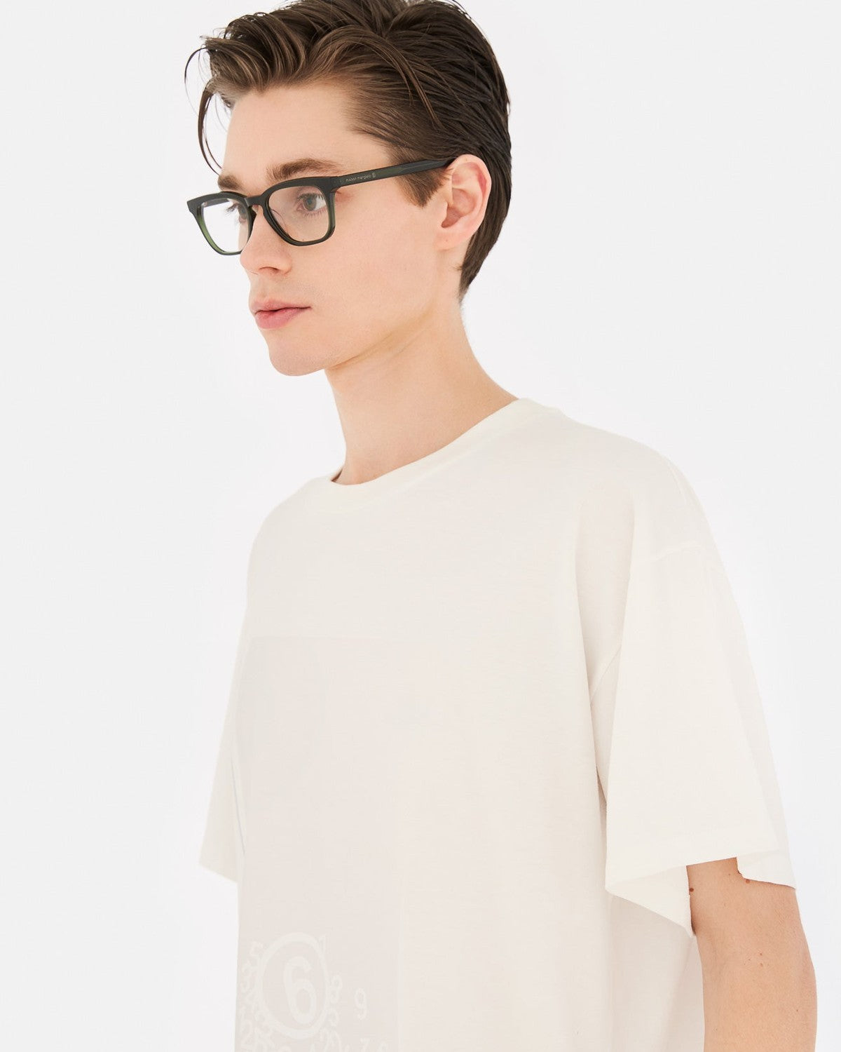 MM6 Maison Margiela Lunettes 12 Optiques Vertes Green / Clear