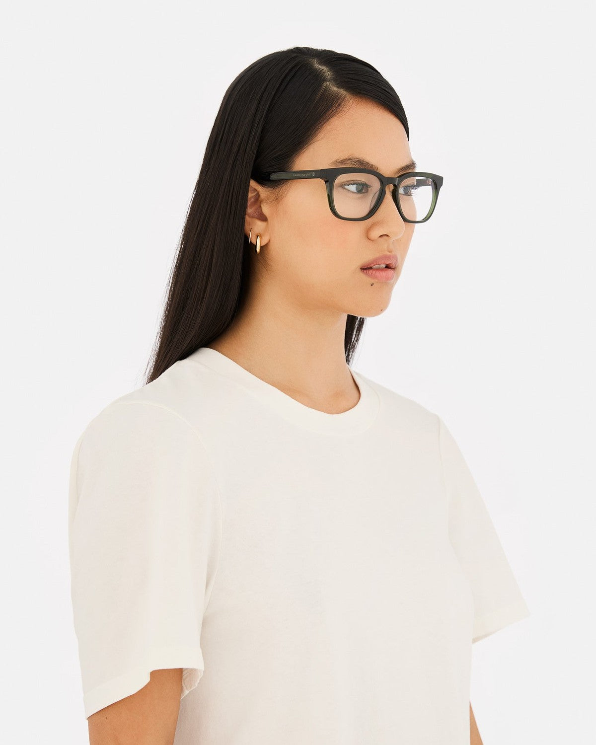 MM6 Maison Margiela Lunettes 12 Optiques Vertes Green / Clear