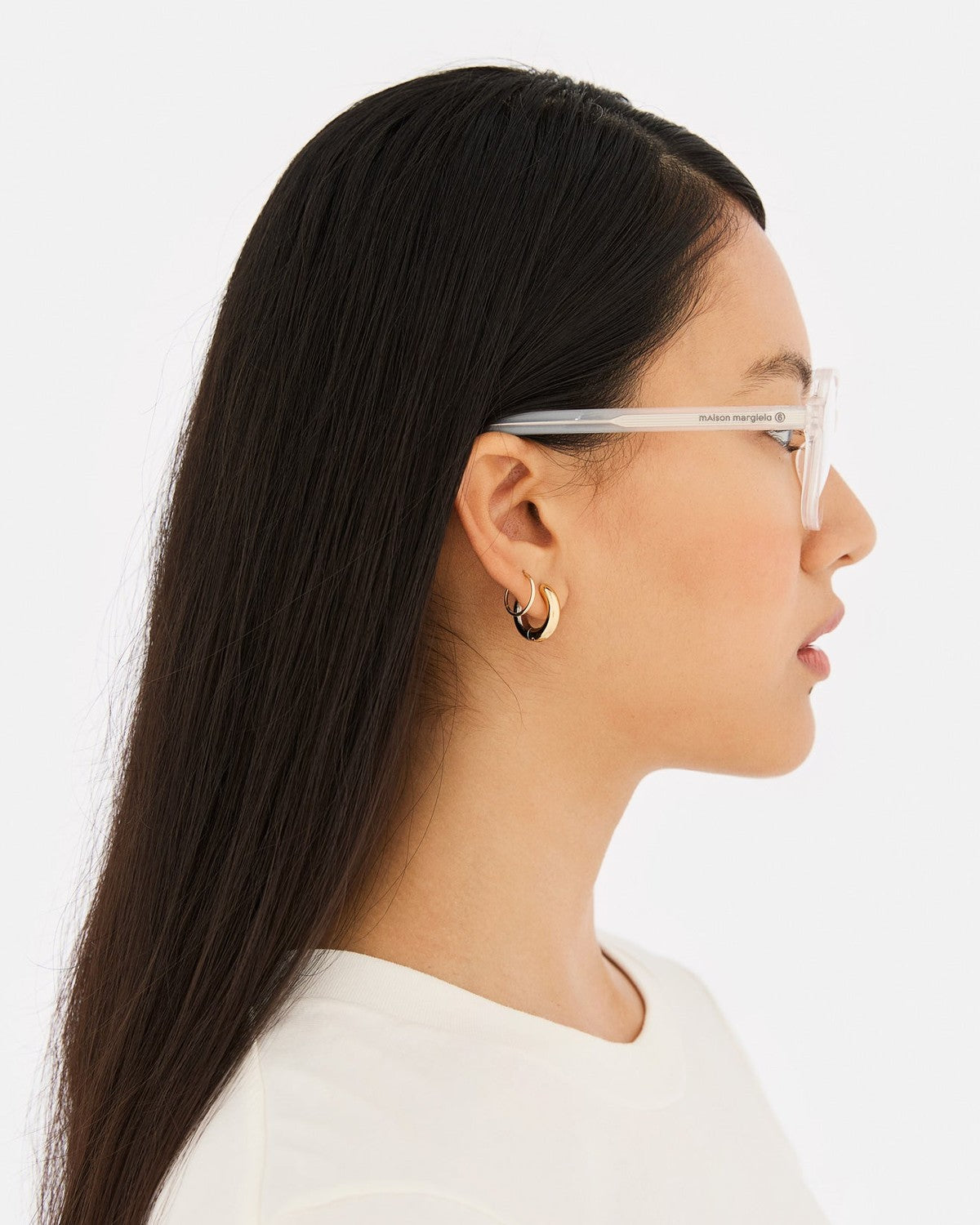 MM6 Maison Margiela Lunettes 13 Optiques Blanches White / Clear