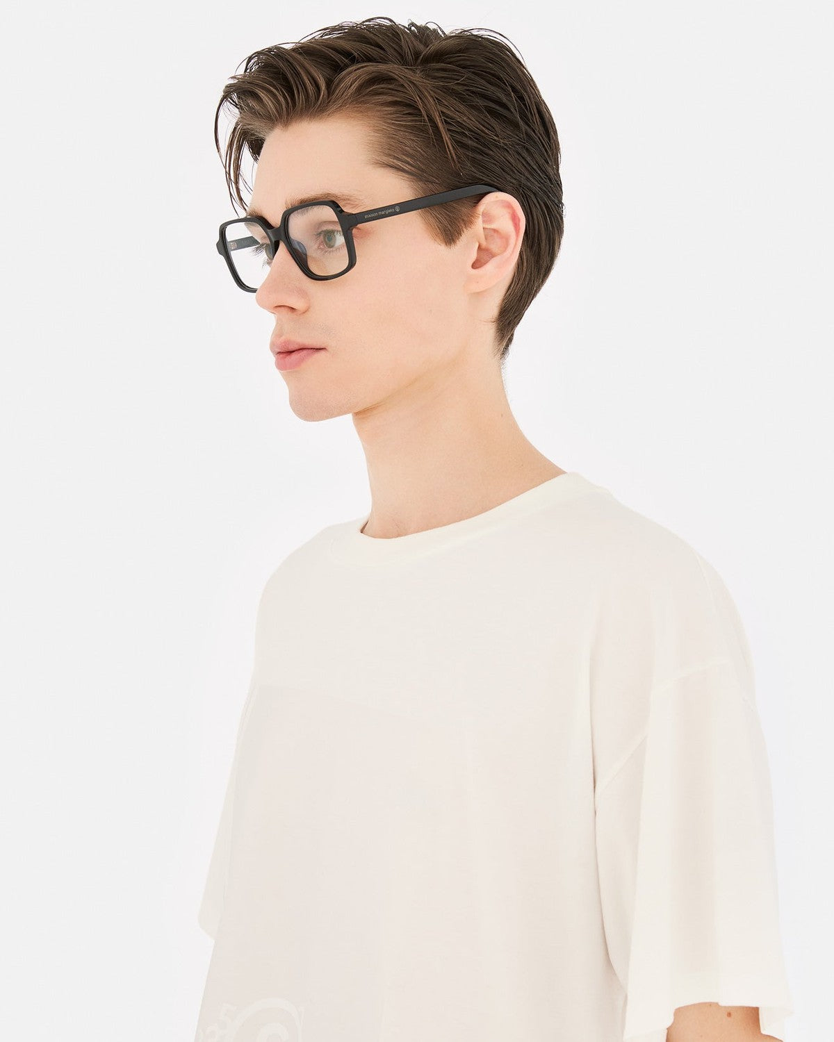 MM6 Maison Margiela Lunettes 13 Optiques Noires Black / Clear