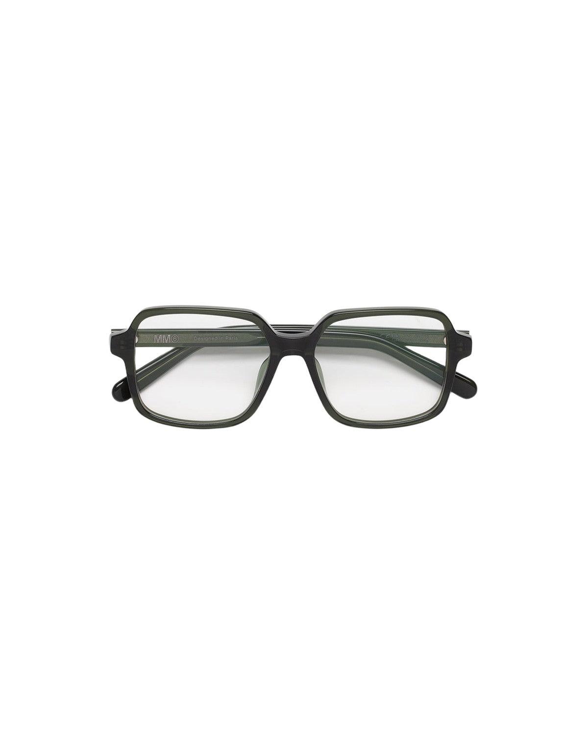 MM6 Maison Margiela Lunettes 13 Optiques Vertes Green / Green