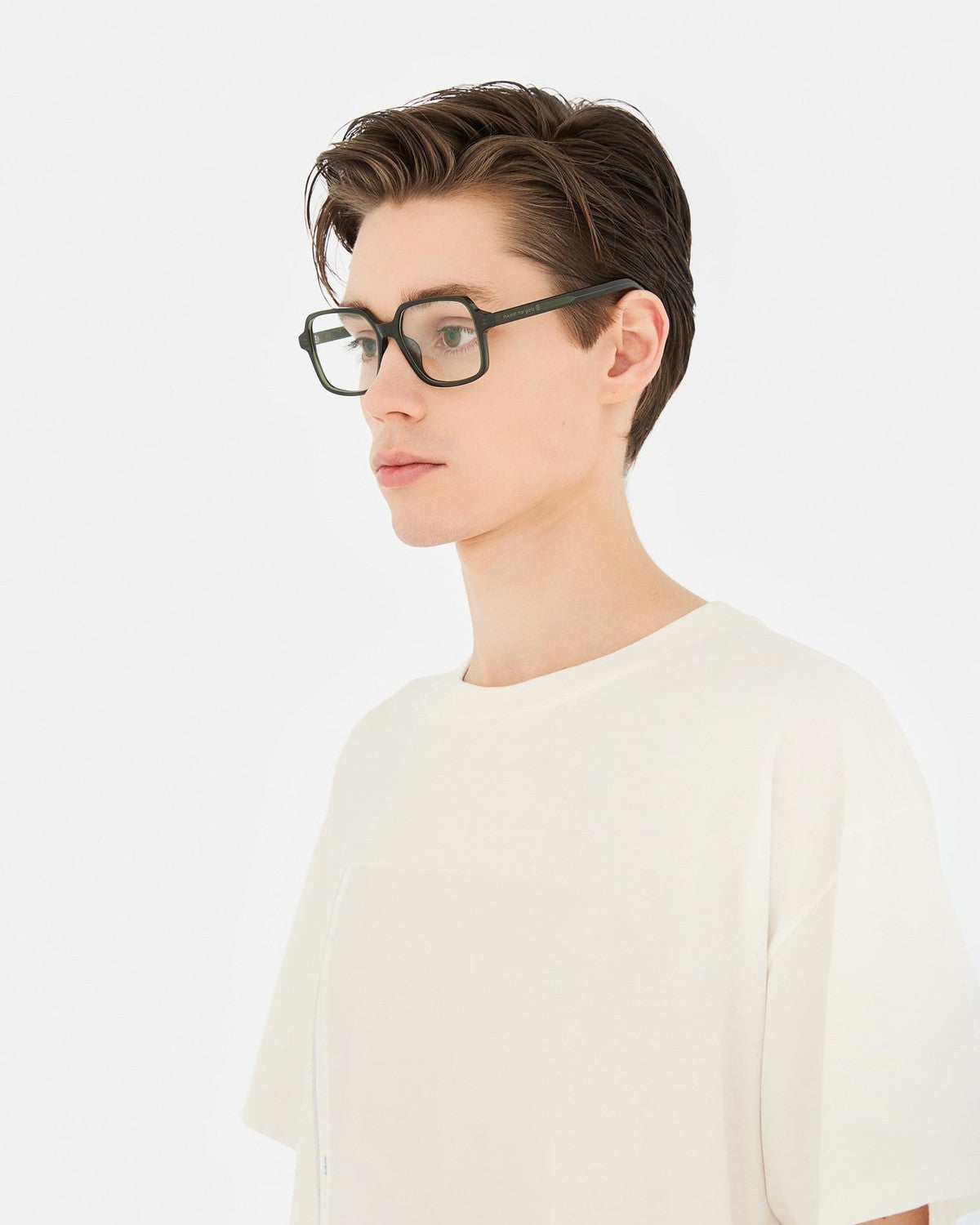 MM6 Maison Margiela Lunettes 13 Optiques Vertes Green / Green