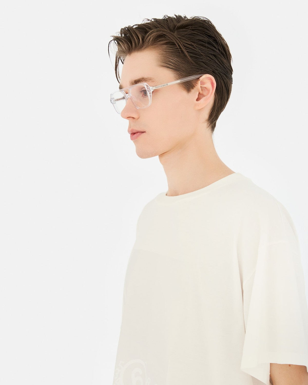 MM6 Maison Margiela Lunettes 14 Optiques Cristal Cristal / Clear