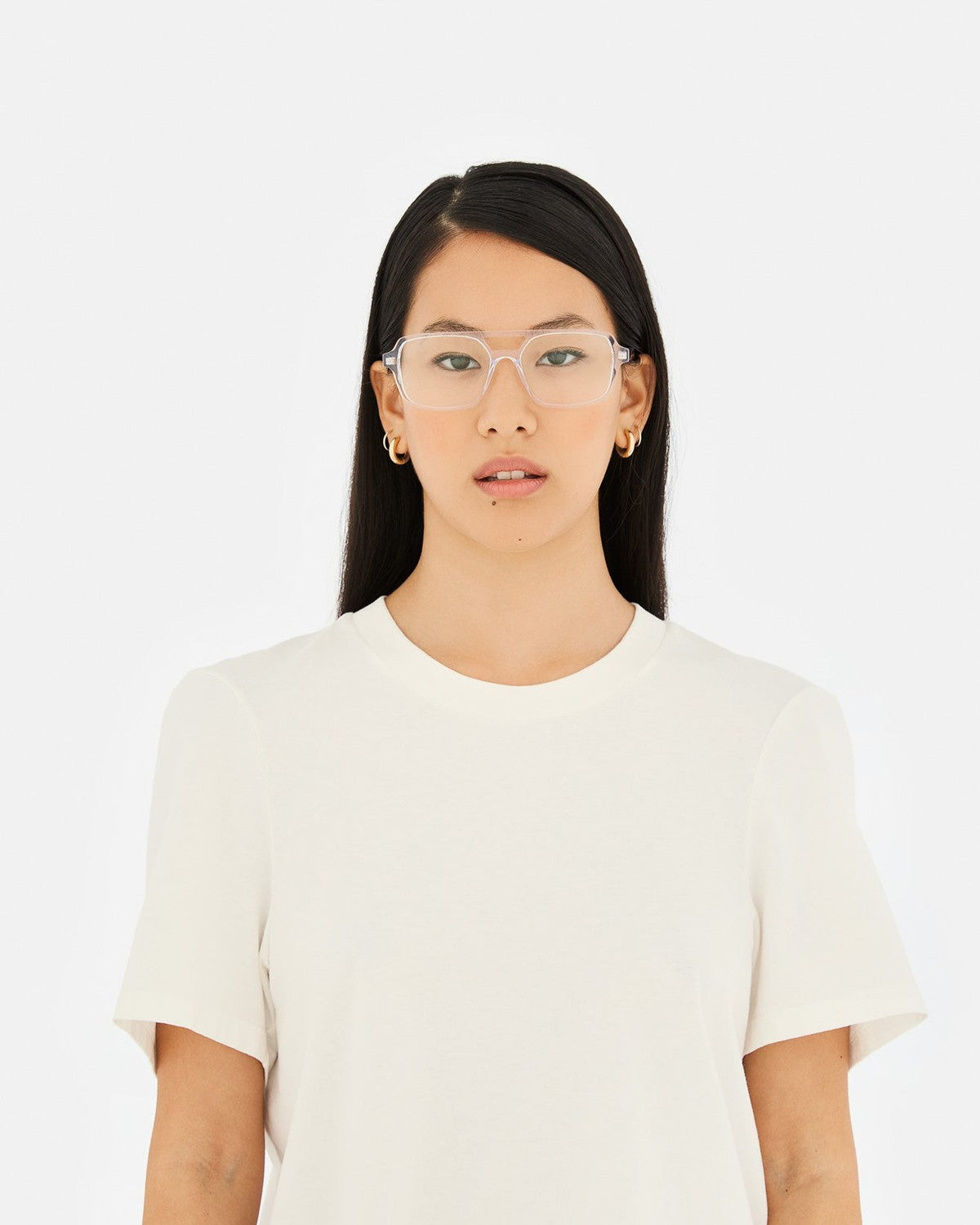 MM6 Maison Margiela Lunettes 14 Optiques Cristal Cristal / Clear