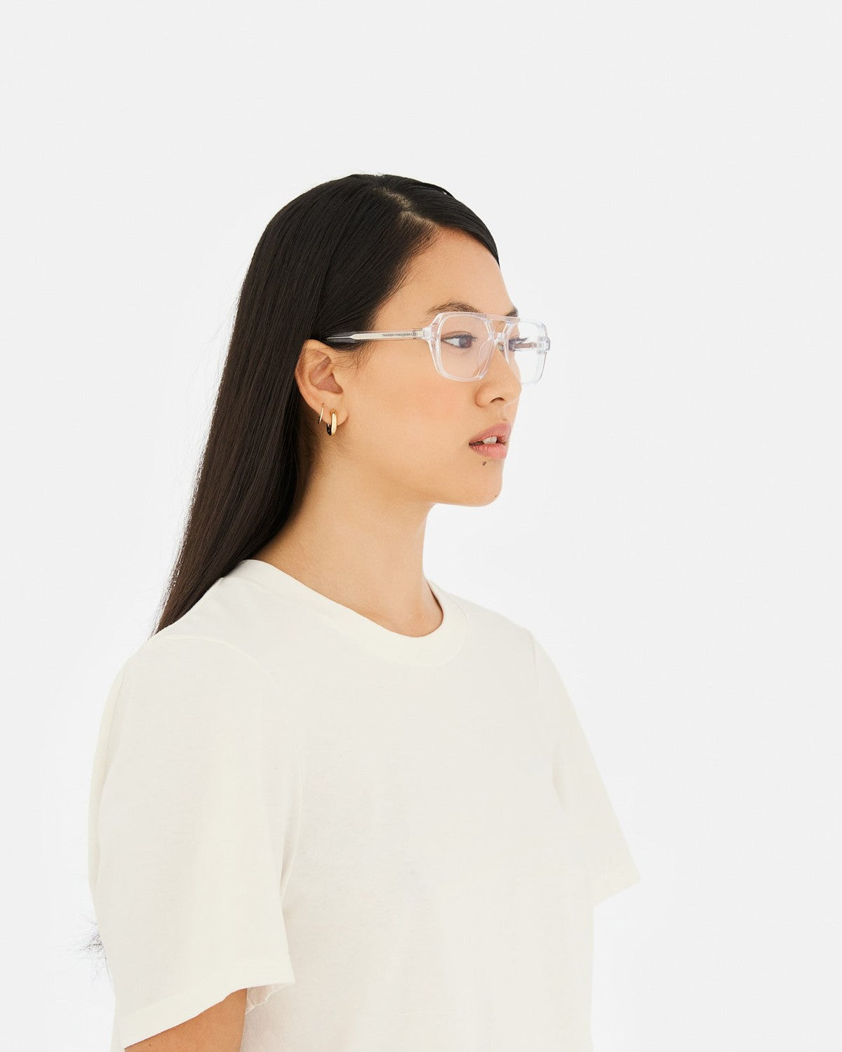MM6 Maison Margiela Lunettes 14 Optiques Cristal Cristal / Clear